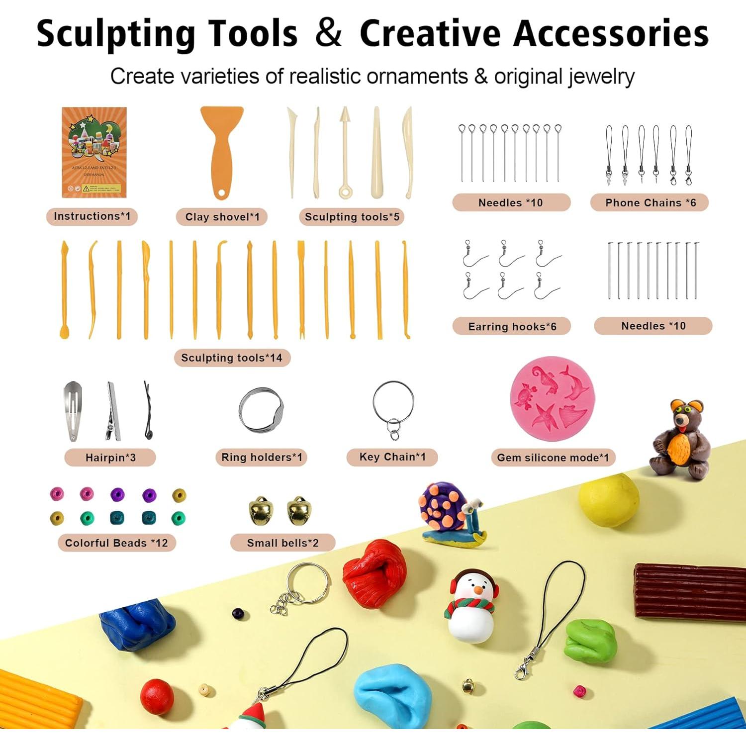 Arcilla Polimérica Aestd-ST 60 Colores para Modelar