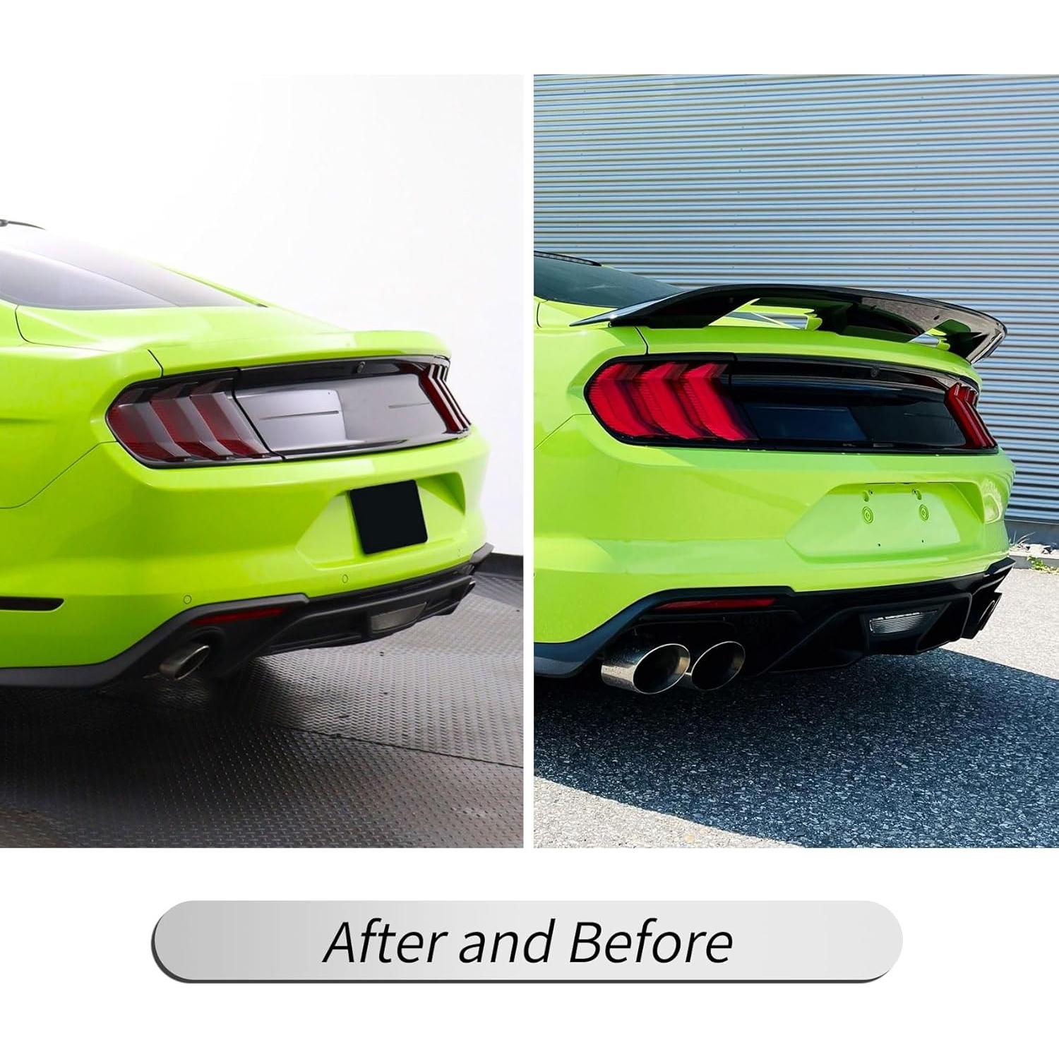 Alerón Trasero BDBO Negro Brillante para Mustang 2015-2024