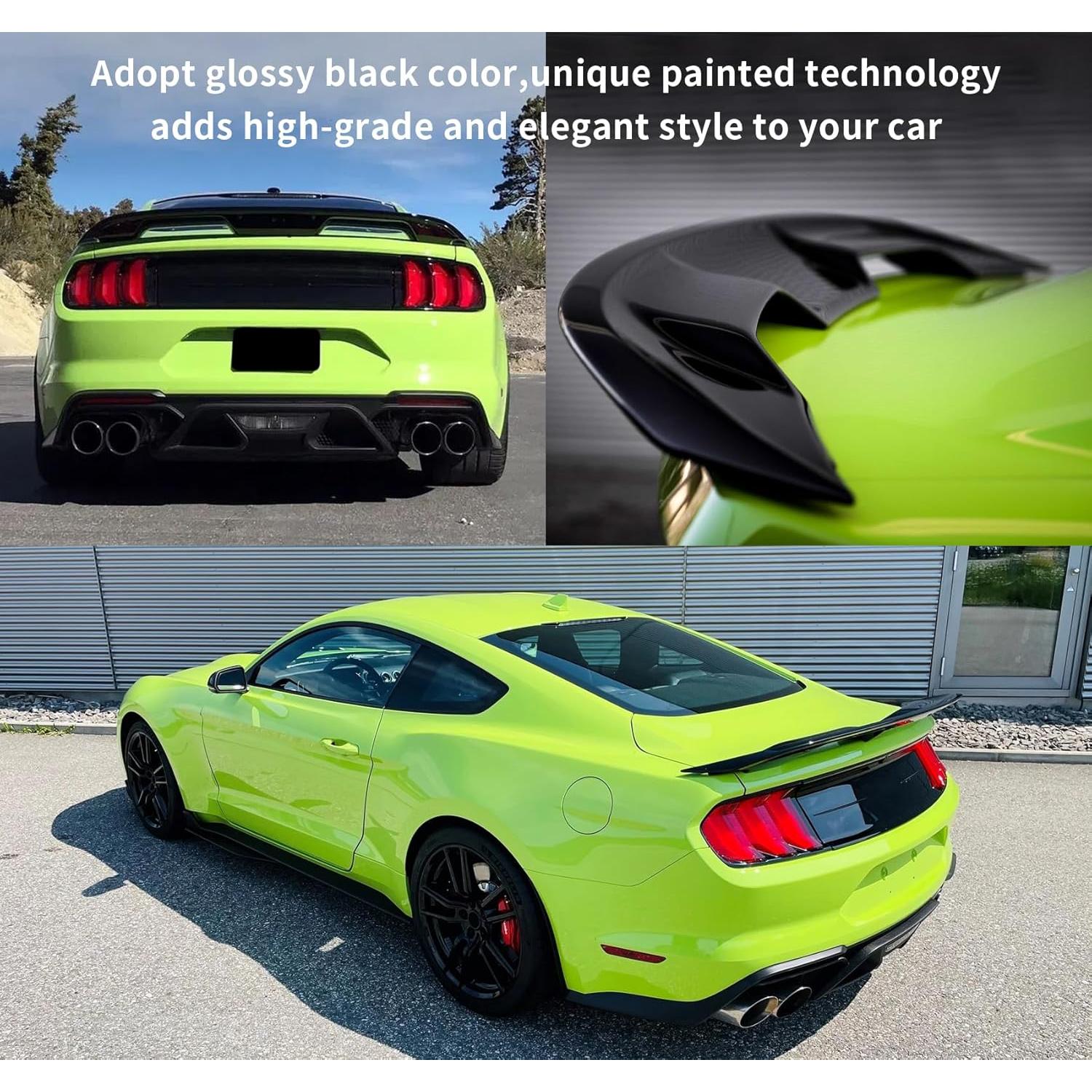 Alerón Trasero BDBO Negro Brillante para Mustang 2015-2024