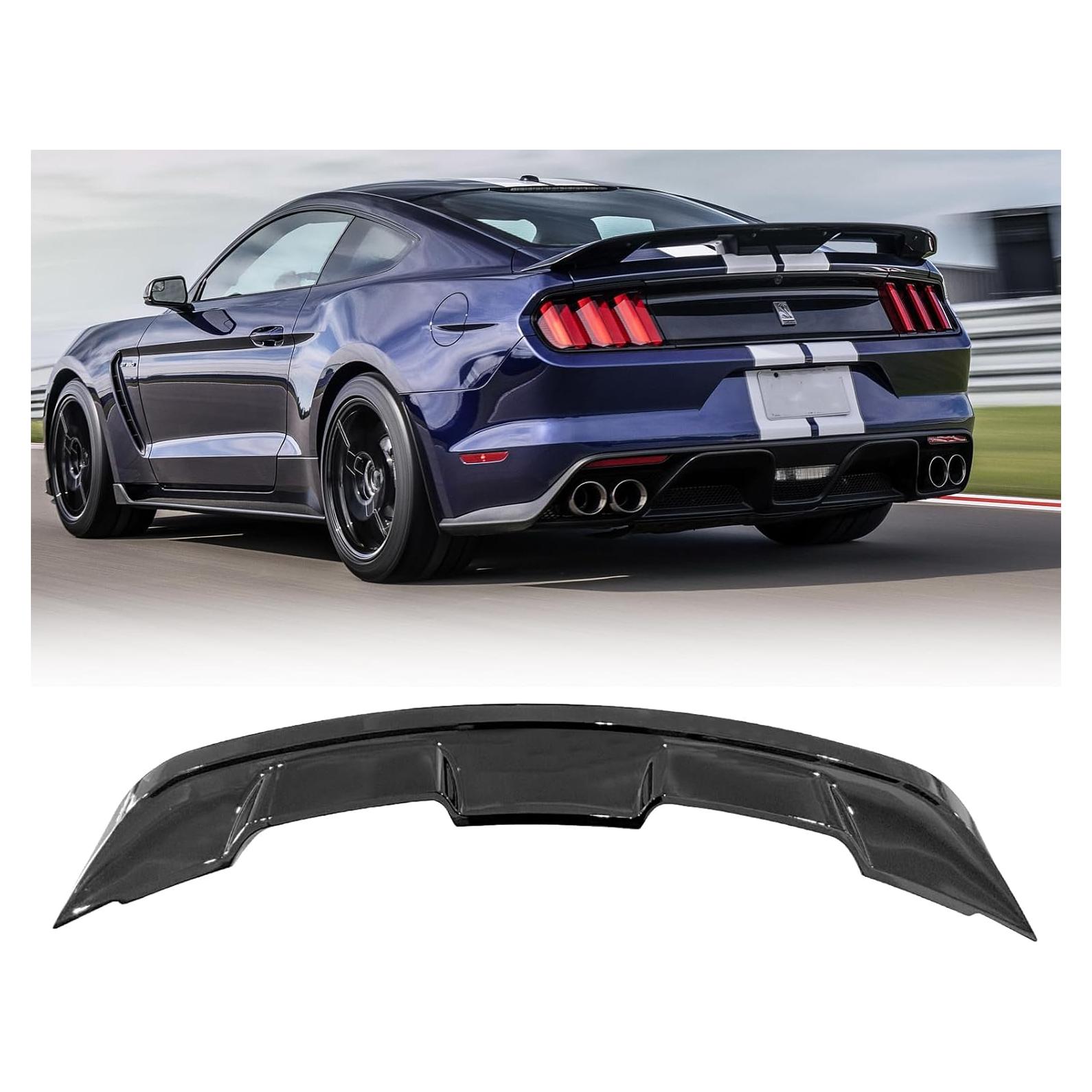 Alerón Trasero Ford Mustang 2015-2023 GT350 GT500 Negro