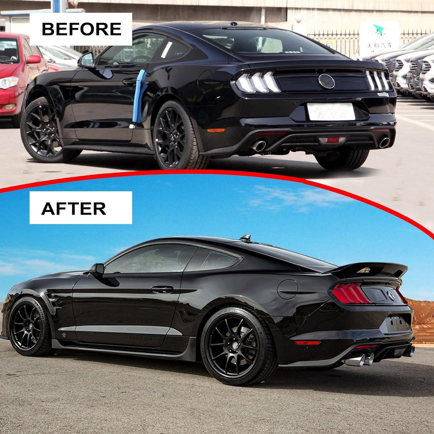 Spoiler Trasero Ford Mustang 2015-2023 ABS GT500 Negro Brillante