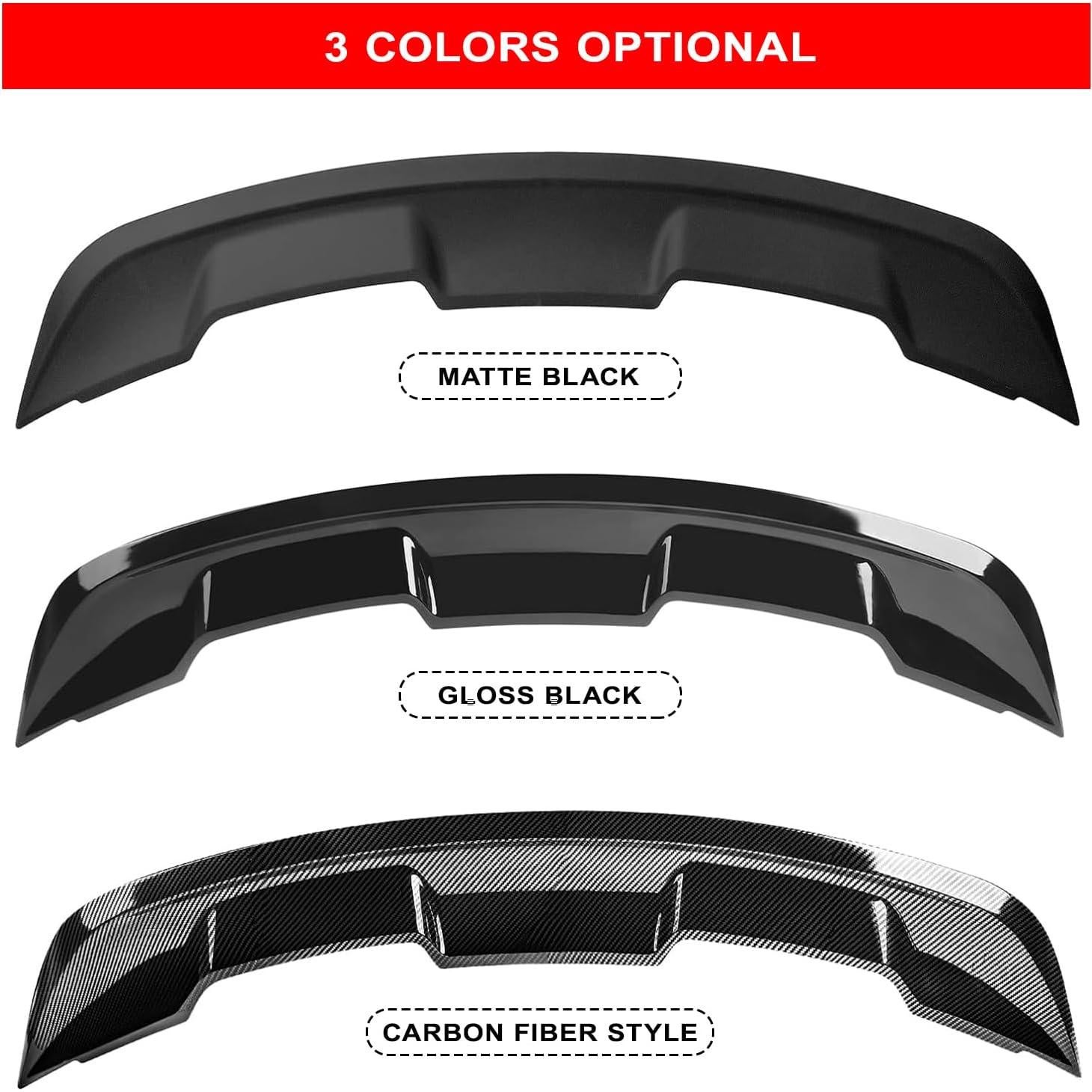 Spoiler Trasero Ford Mustang 2015-2023 ABS GT500 Negro Brillante