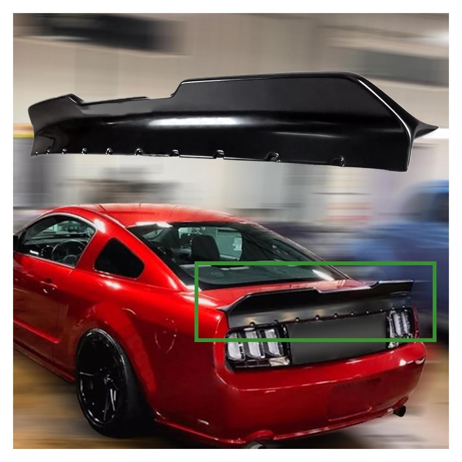 Alerón Trasero de Maletero Arkdeffon Negro para Ford Mustang S197 2004-2008