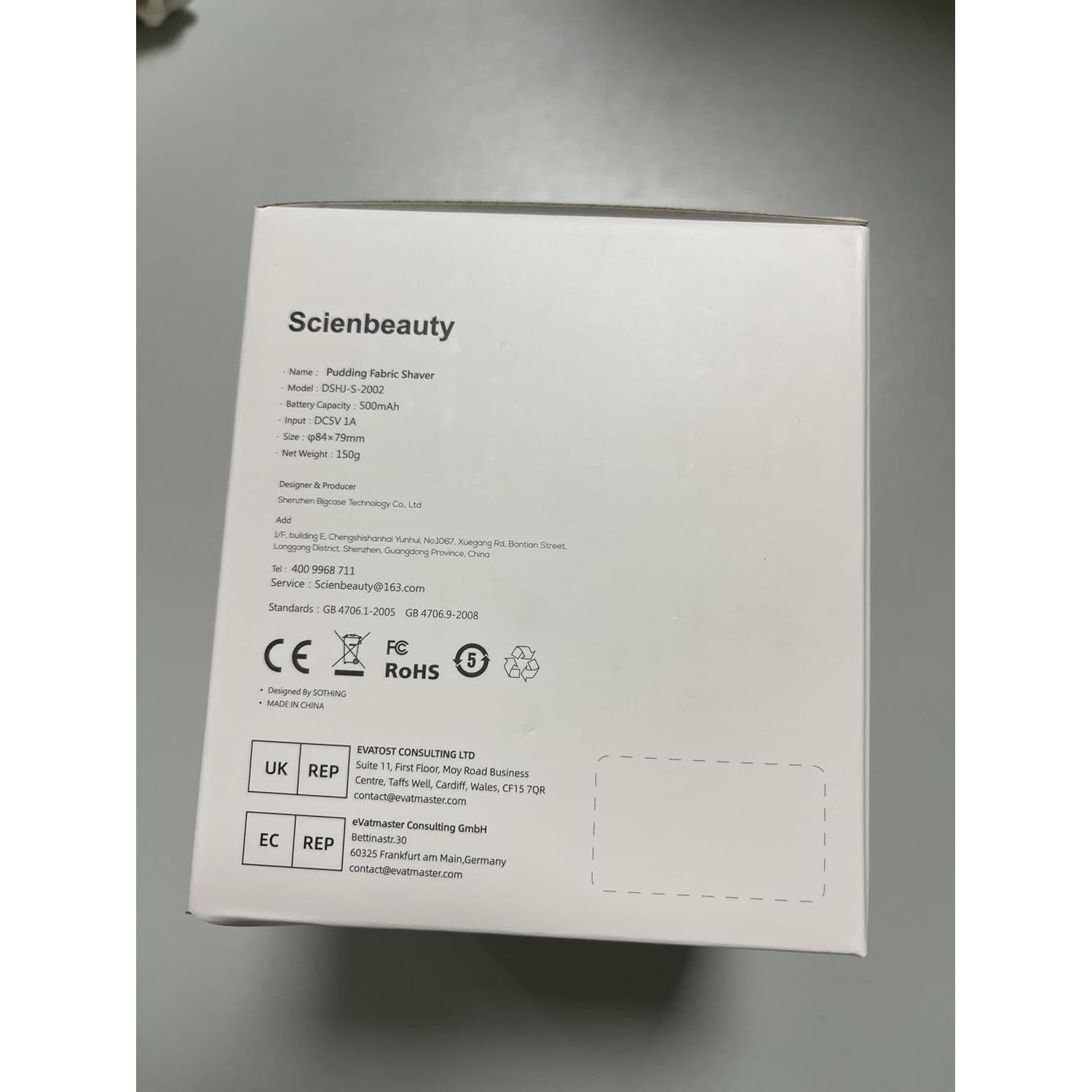 Afeitadora de Tela Recargable Scienbeauty con Luz LED 52mm