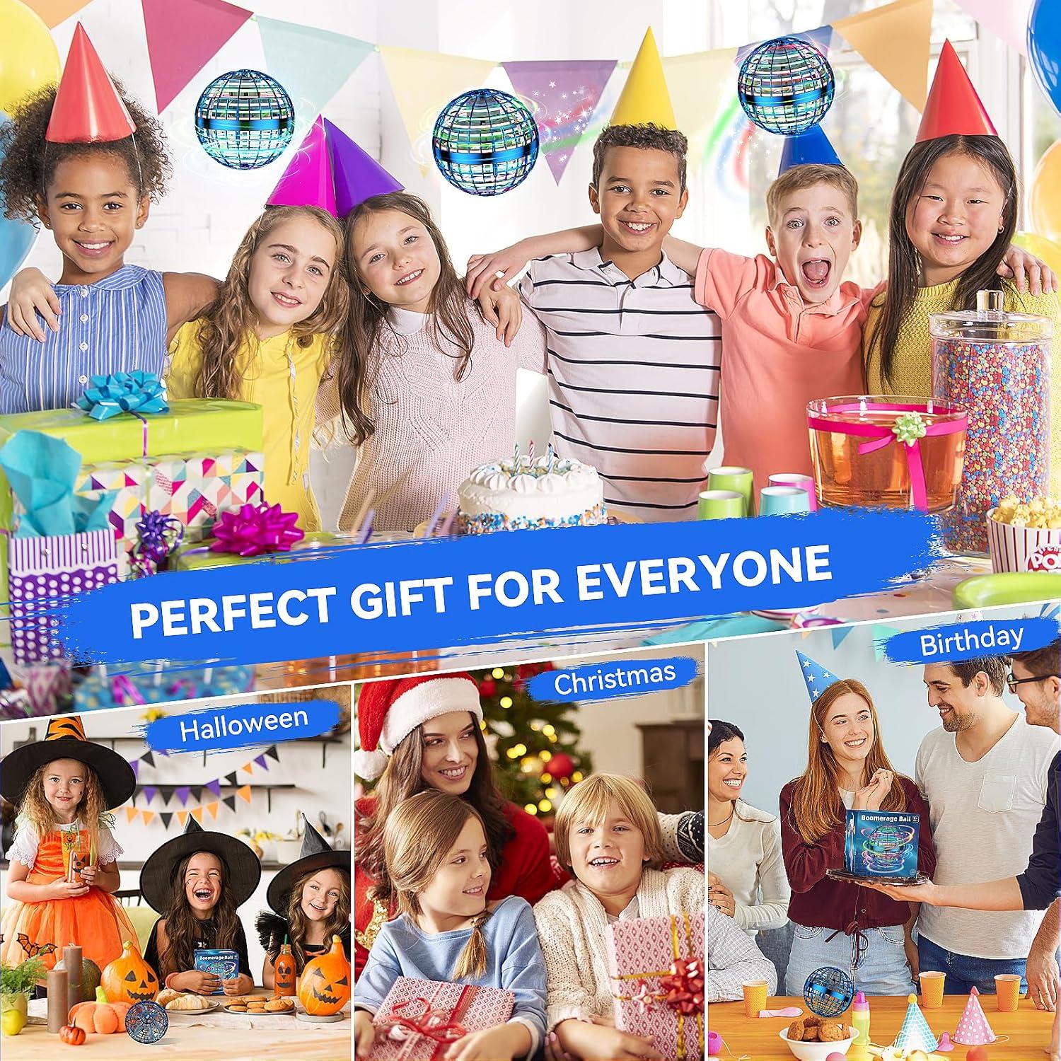 Bola Voladora DONGGUAN TSM006-B LED Antiestrés Azul