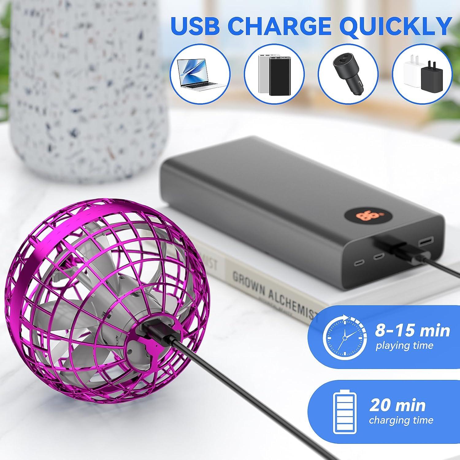 Bola Orbital Voladora DONGGUAN TSM006-P Juguete LED 6+ Años