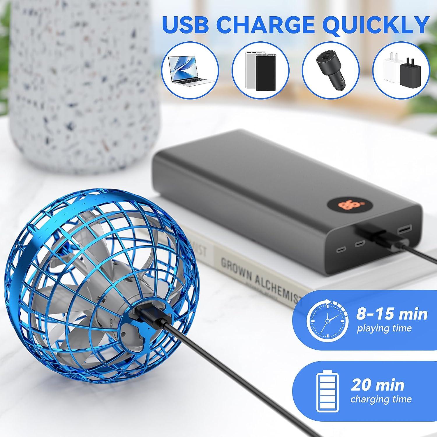 Bola Voladora DONGGUAN 2PCS LED Recargable para Niños