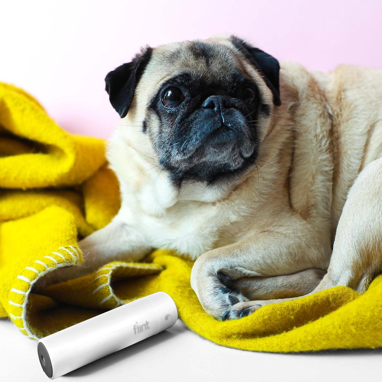 Rodillo Quitapelusas Mini Flint Blanco 30 Hojas Extra Adhesivas