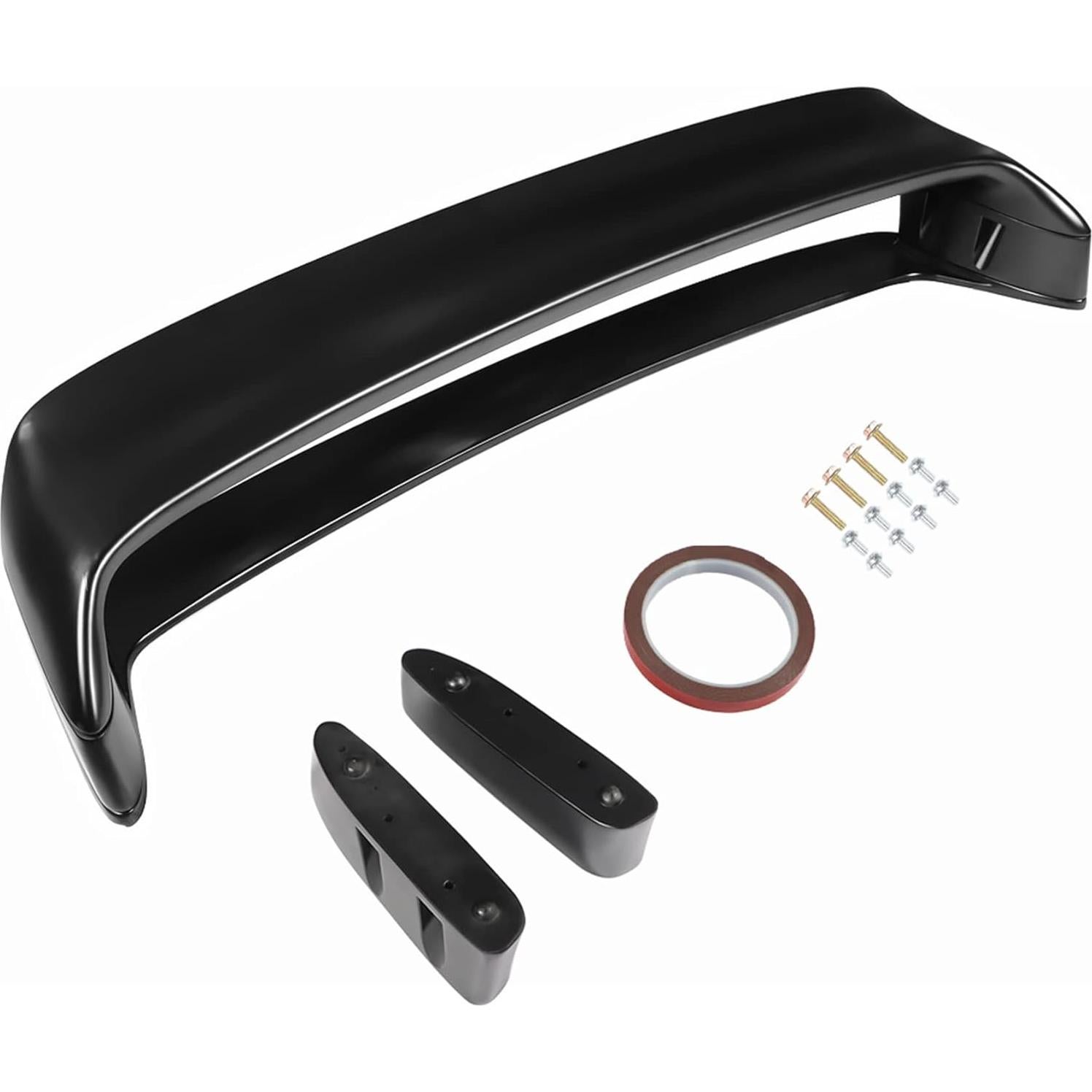 Alerón Trasero de Plástico ABS Negro Silscvtt para BMW E36