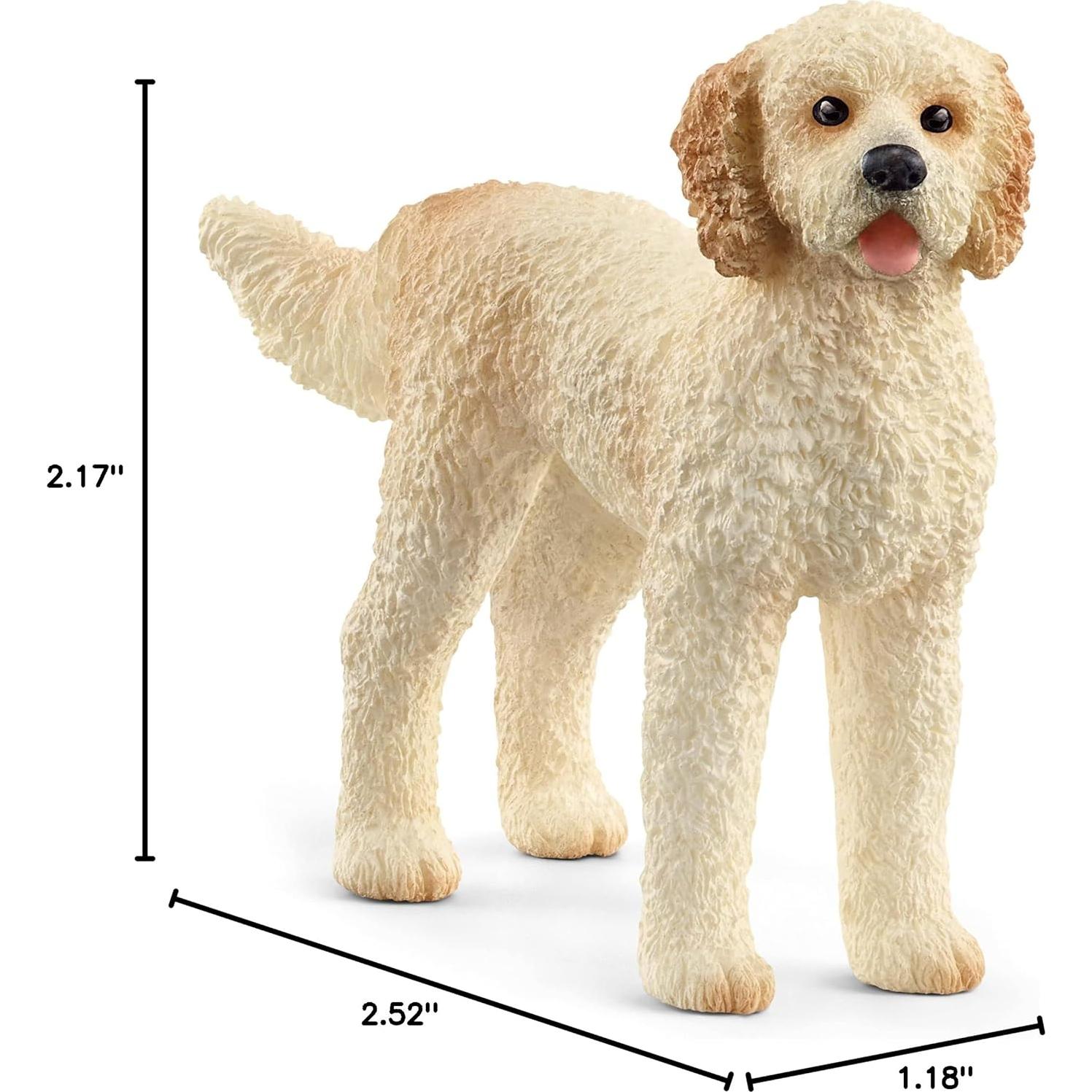 Figura Goldendoodle Schleich - Juguete Educativo 5.5x3cm