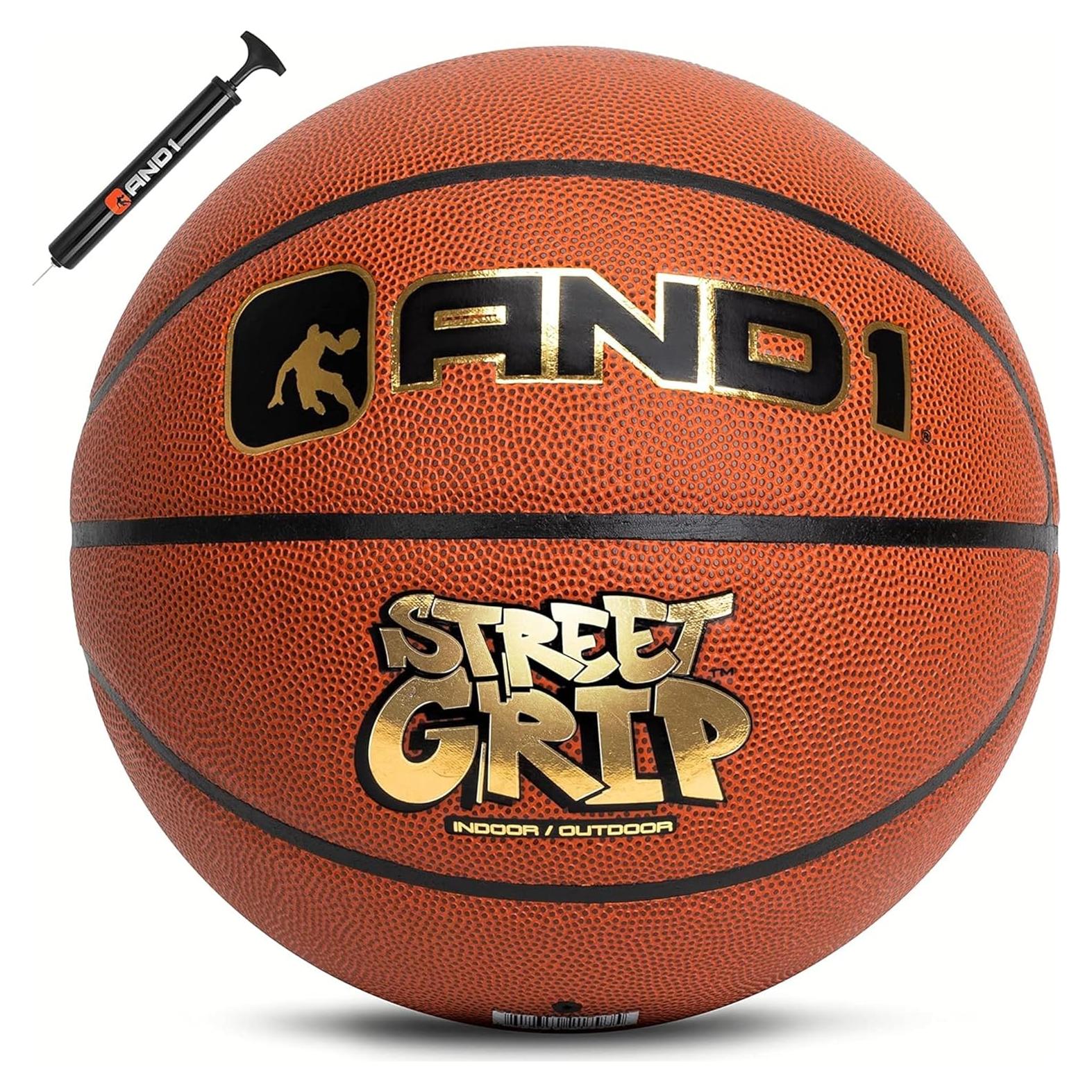 Balón de Baloncesto AND1 Street Art 7 Cuero Sintético Naranja