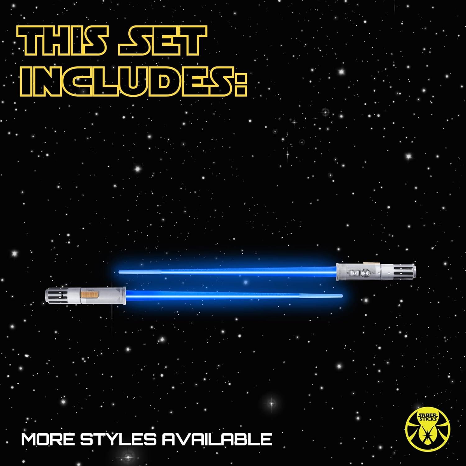 Palillos de Luz LED Saber Sabersticks 12 Modos 1 PAR