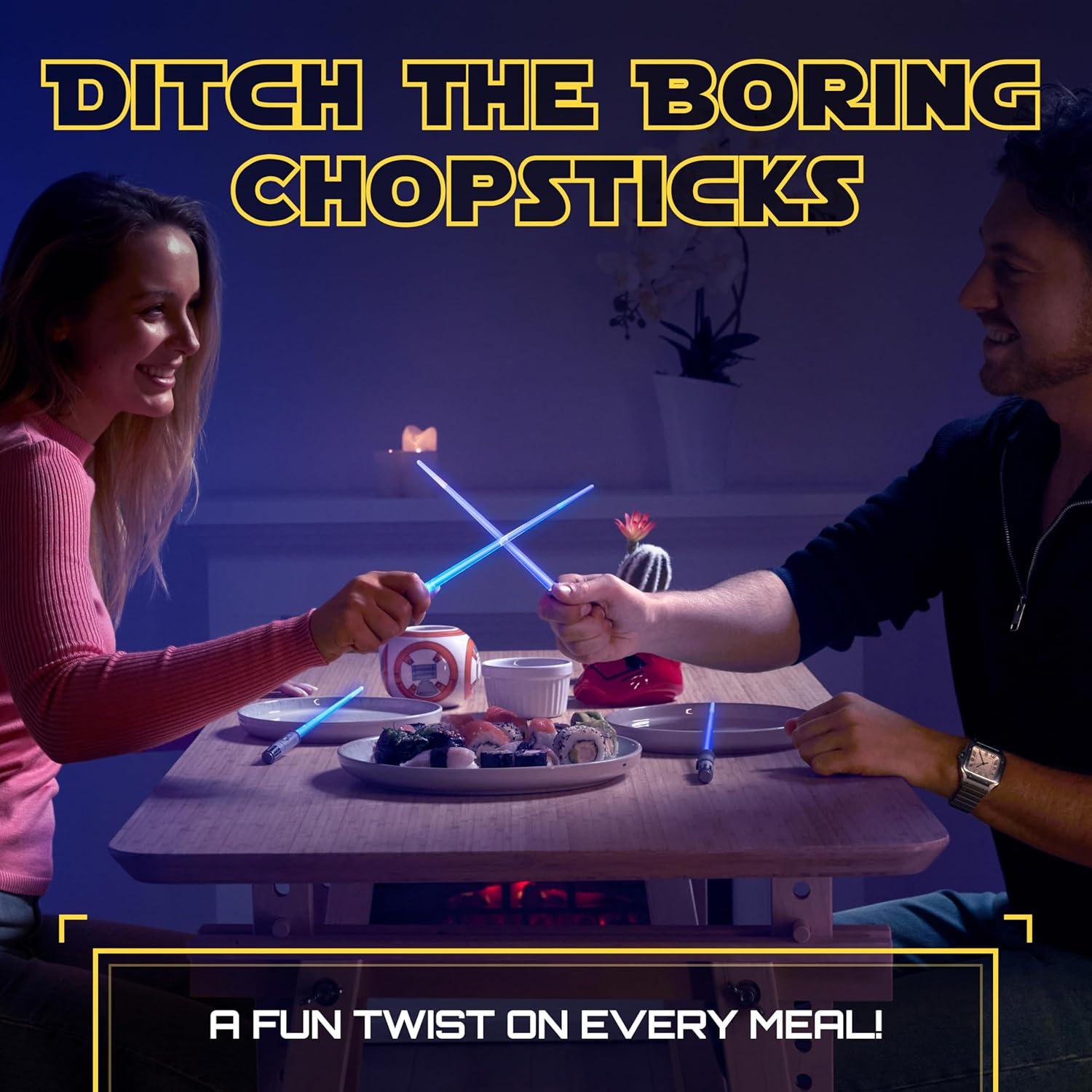 Palillos de Sable de Luz LED Sabersticks 1 Par Azul