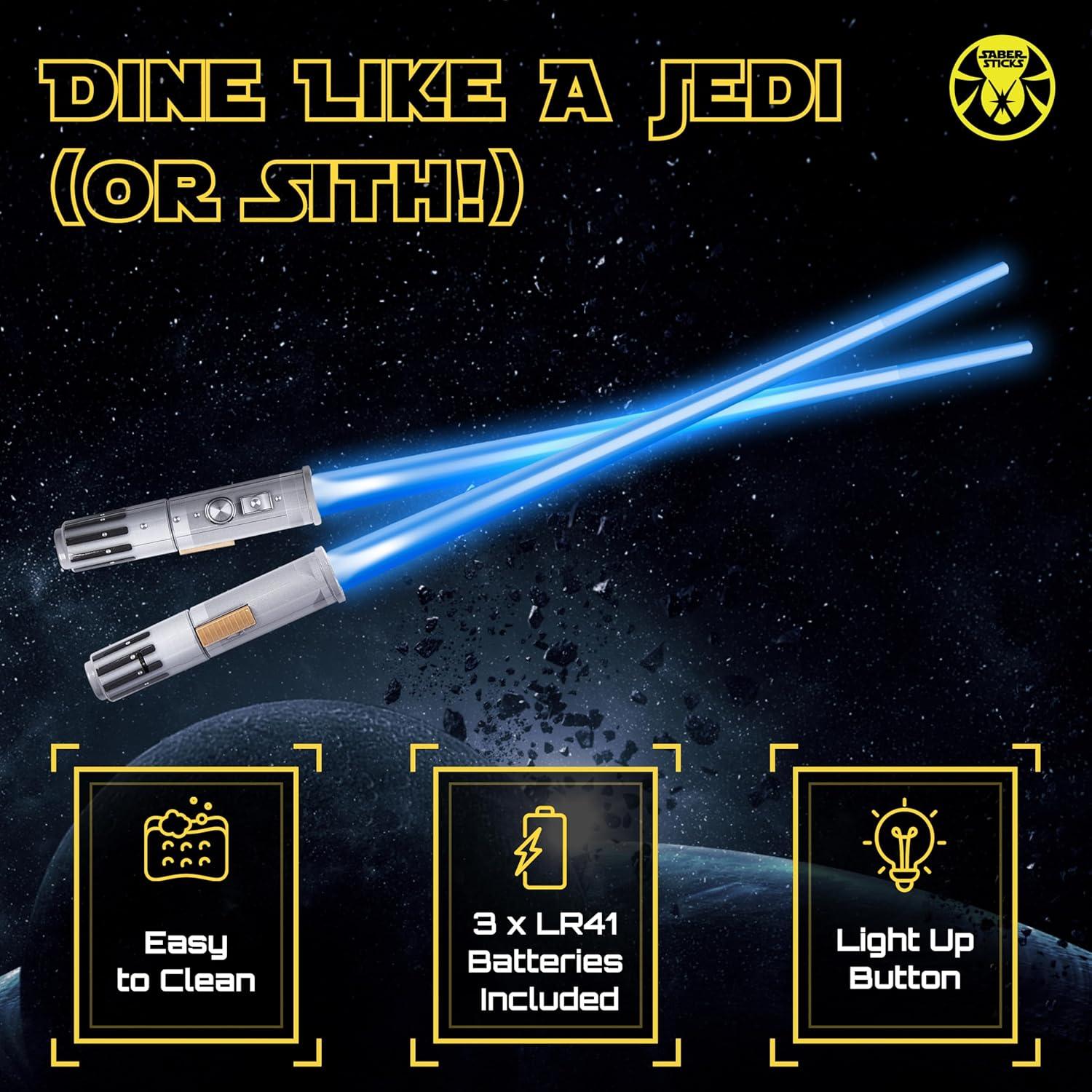 Palillos de Sable de Luz LED Sabersticks 1 Par Azul