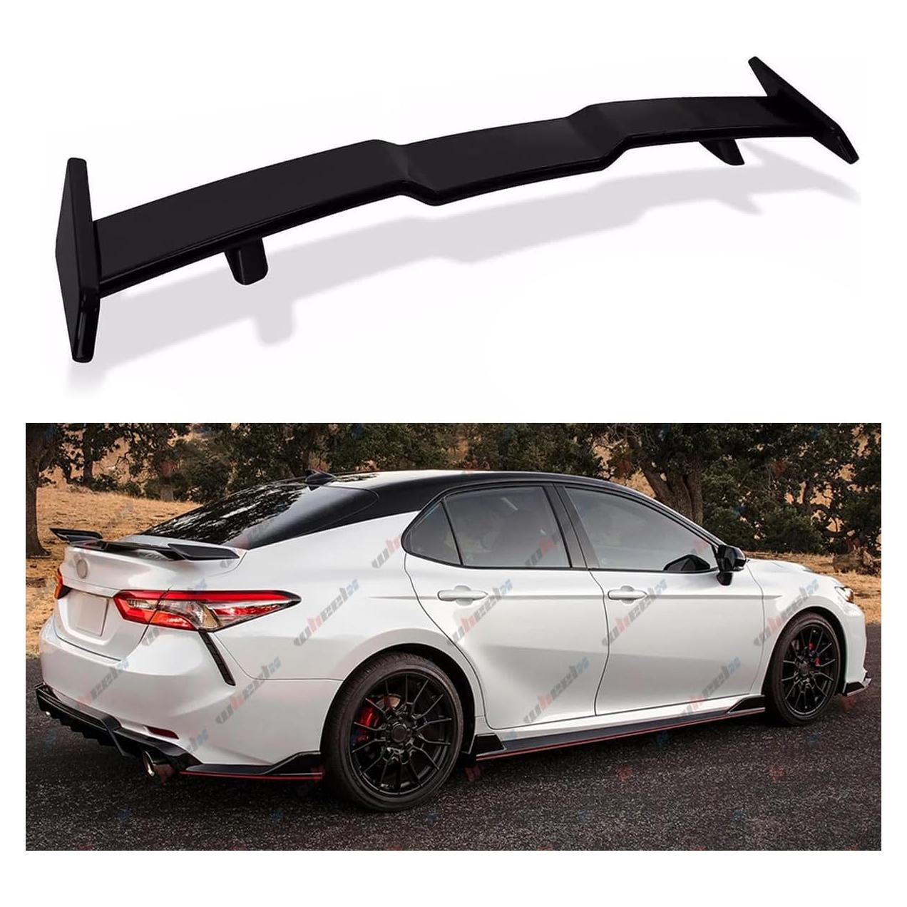 Spoiler Trasero WheelX TRD Negro Mate para Honda Accord y Toyota Camry