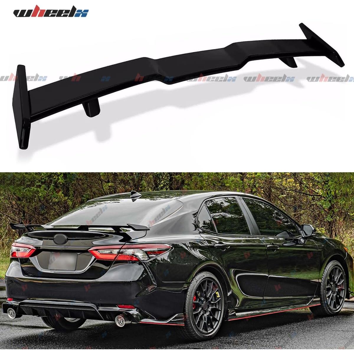 Spoiler Trasero WheelX TRD Negro Mate para Honda Accord y Toyota Camry