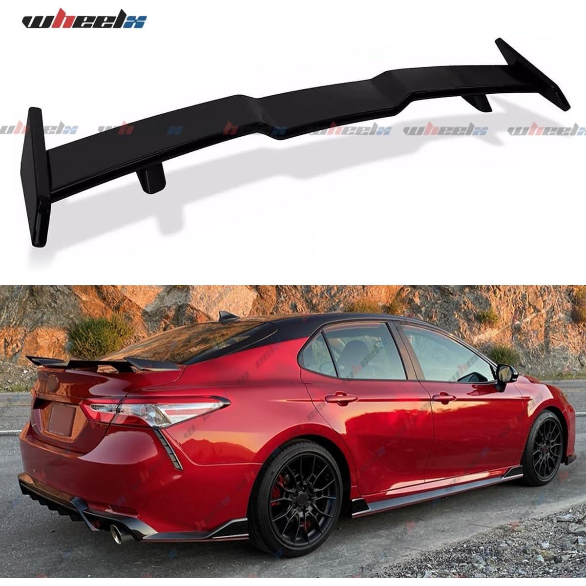 Spoiler Trasero WheelX TRD Negro Mate para Honda Accord y Toyota Camry