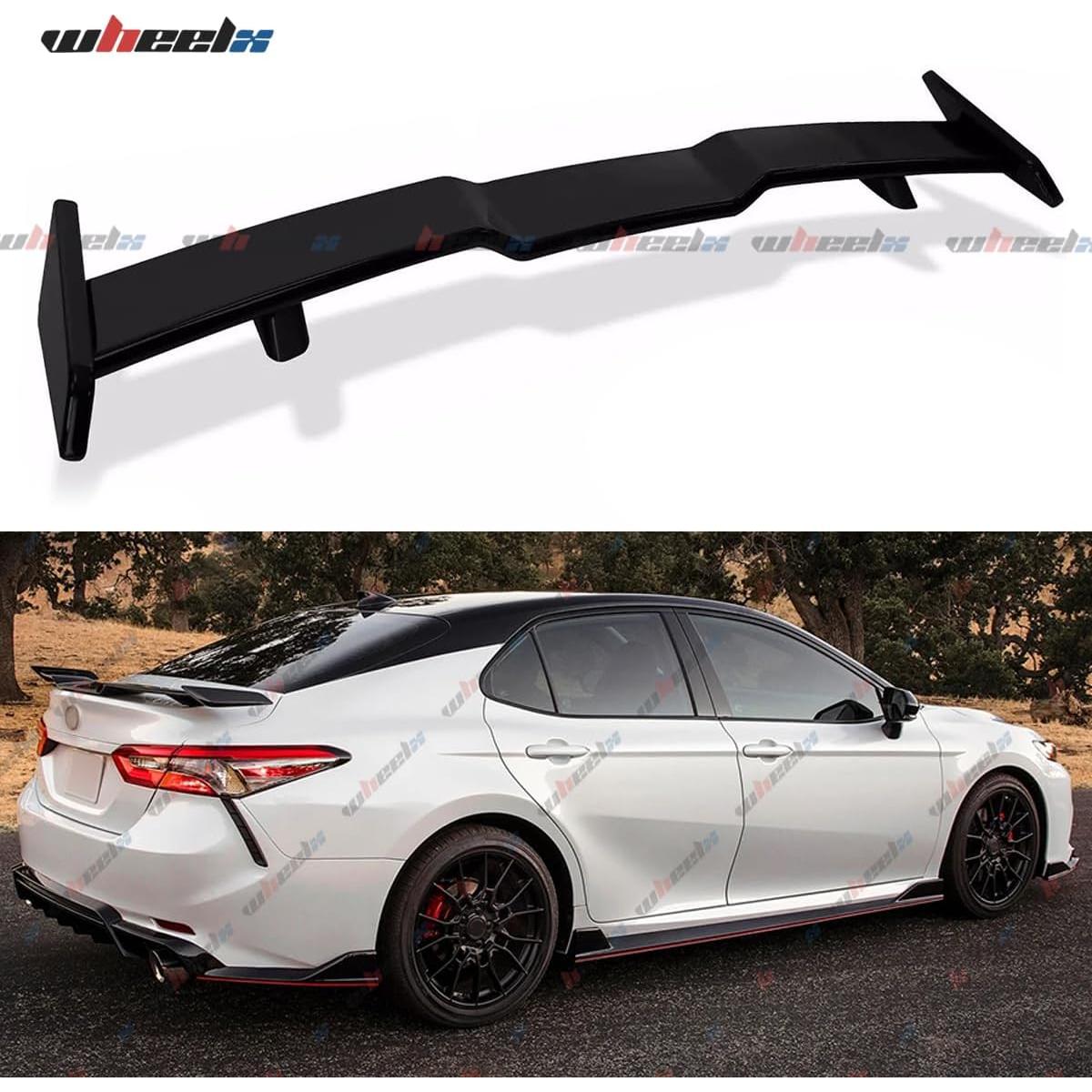 Spoiler Trasero WheelX TRD Negro Mate para Honda Accord y Toyota Camry
