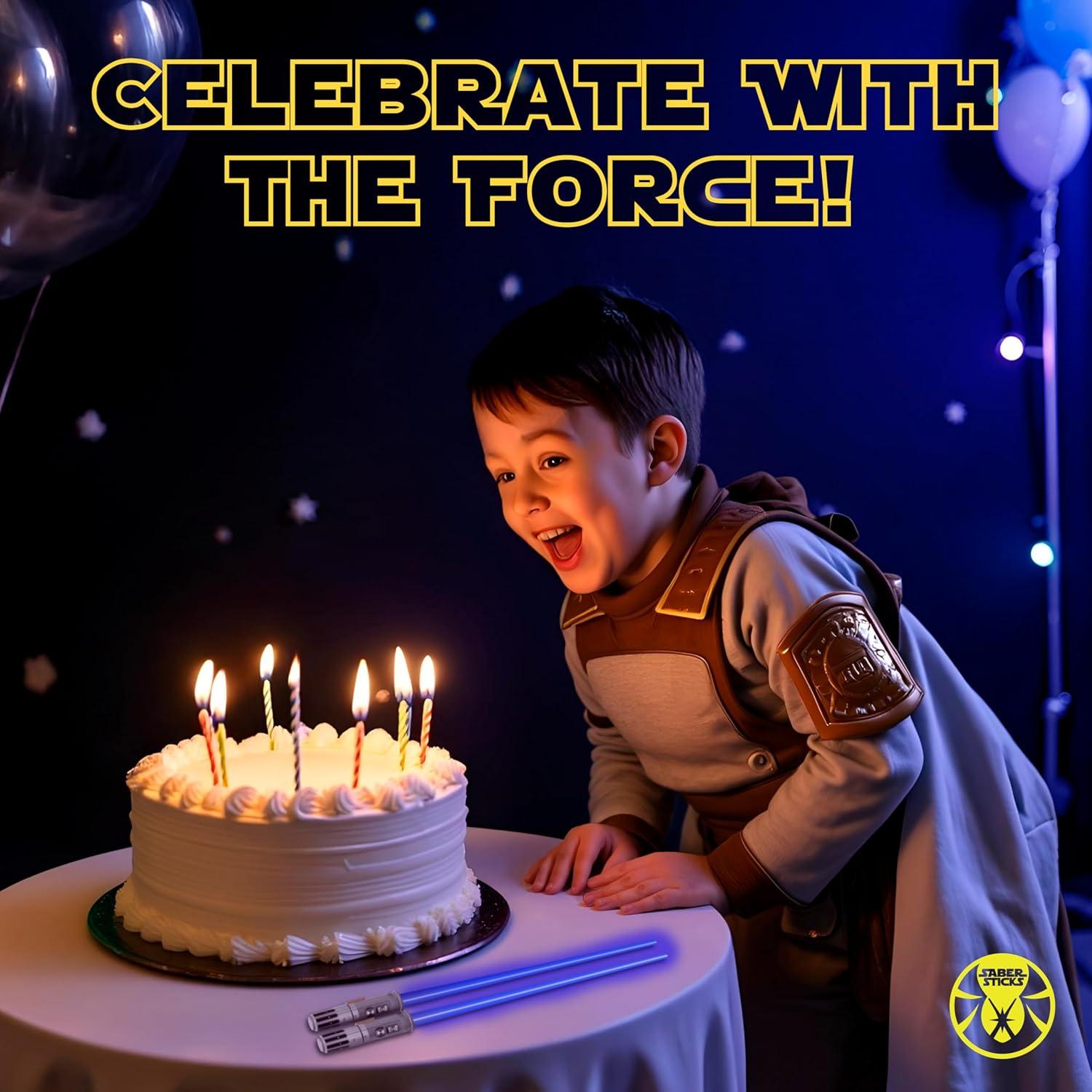 Palillos Lightsaber Sabersticks LED 12 Modos 26 cm