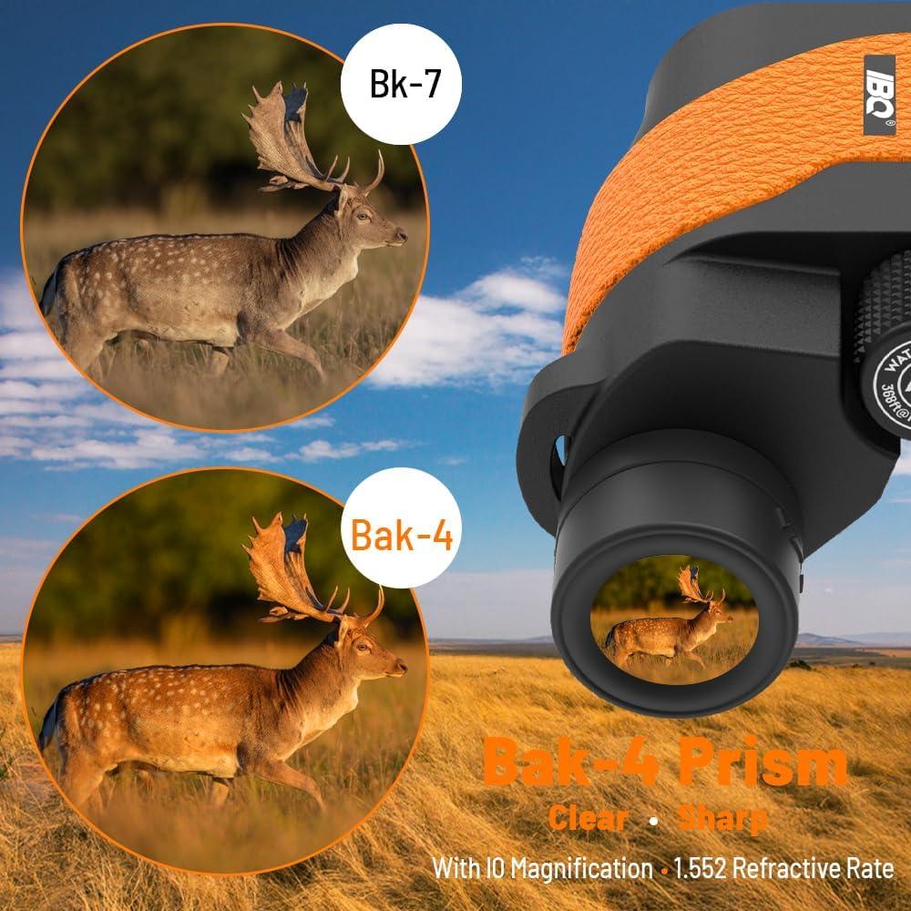 Binoculares IBQ 15x36 Compactos Impermeables para Niños y Adultos