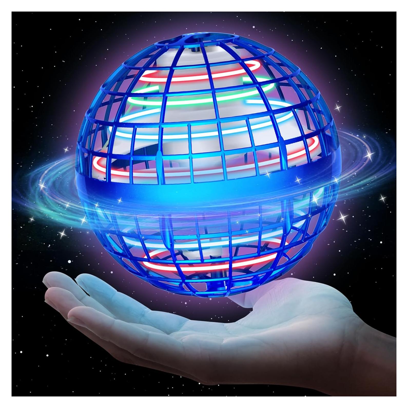 Bola Voladora Flotante Flying Lan Azul 8.36 cm Juguete Seguro