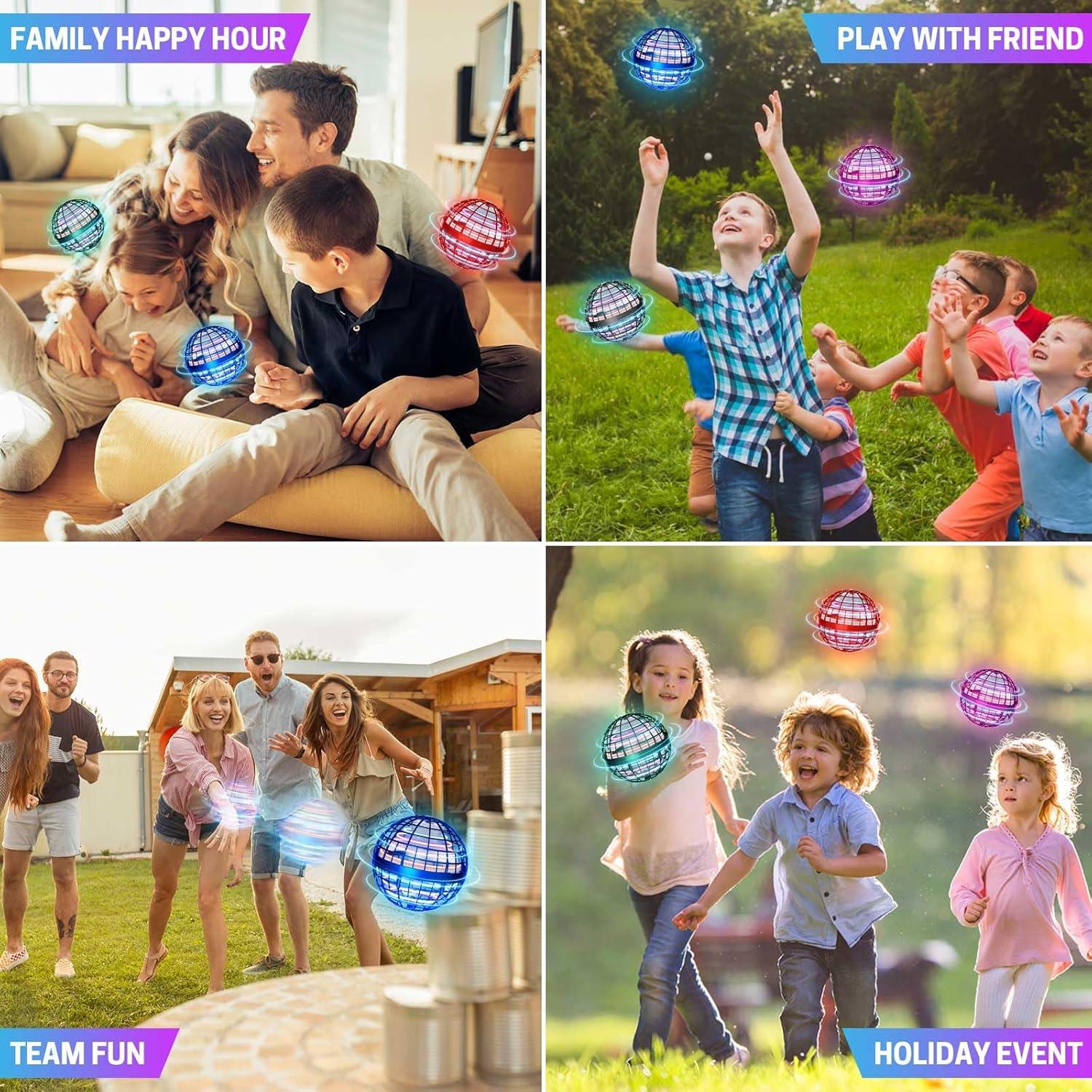 Bola Voladora Flotante Flying Lan Verde 8.79 cm Juguete