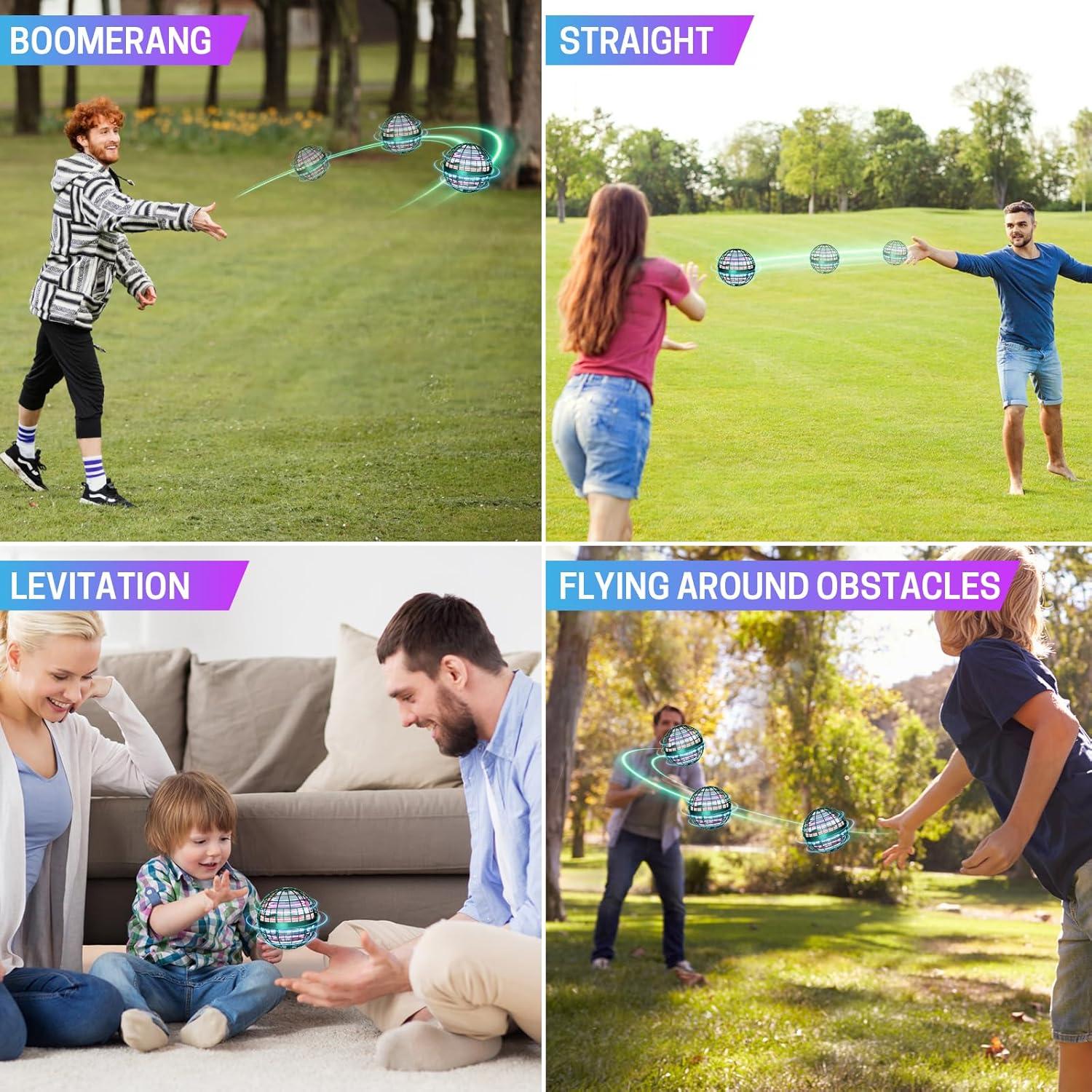 Bola Voladora Flotante Flying Lan Verde 8.79 cm Juguete