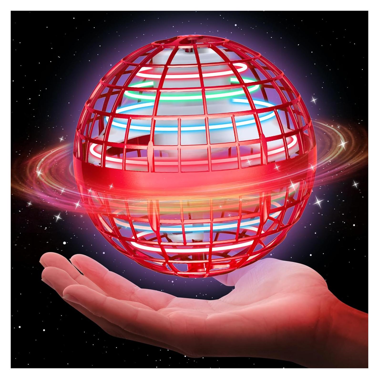 Bola Voladora Flotante Flying Lan 9cm Juguete Seguro Rojo