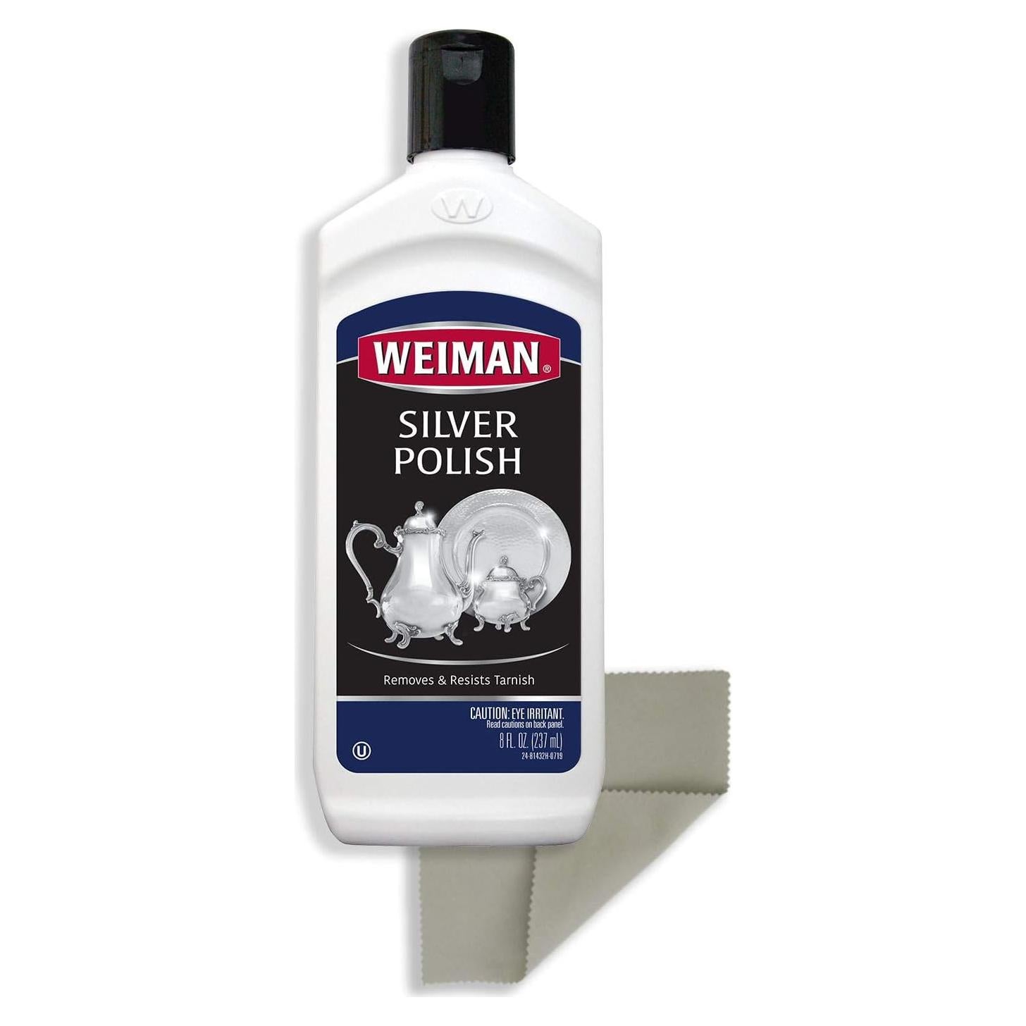 Limpiador y Pulidor de Plata Weiman - 236 ml - Libre de Amoníaco