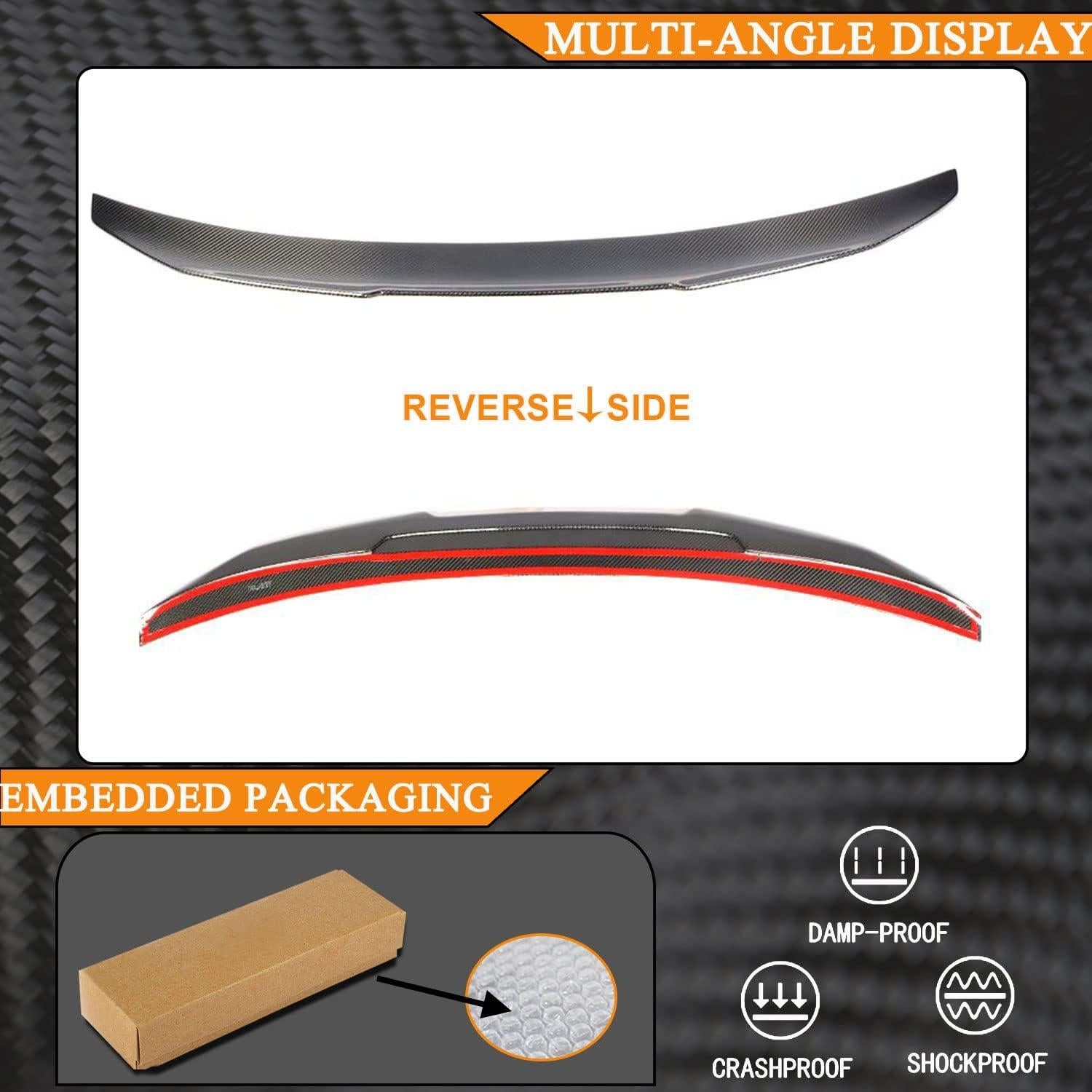 Spoiler de Maletero de Fibra de Carbono MCARCAR para BMW G30 2017-2023