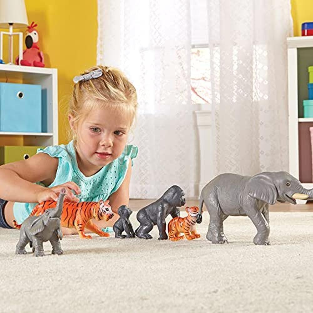 Figuras Jumbo Animales de la Jungla - Mamás y Bebés