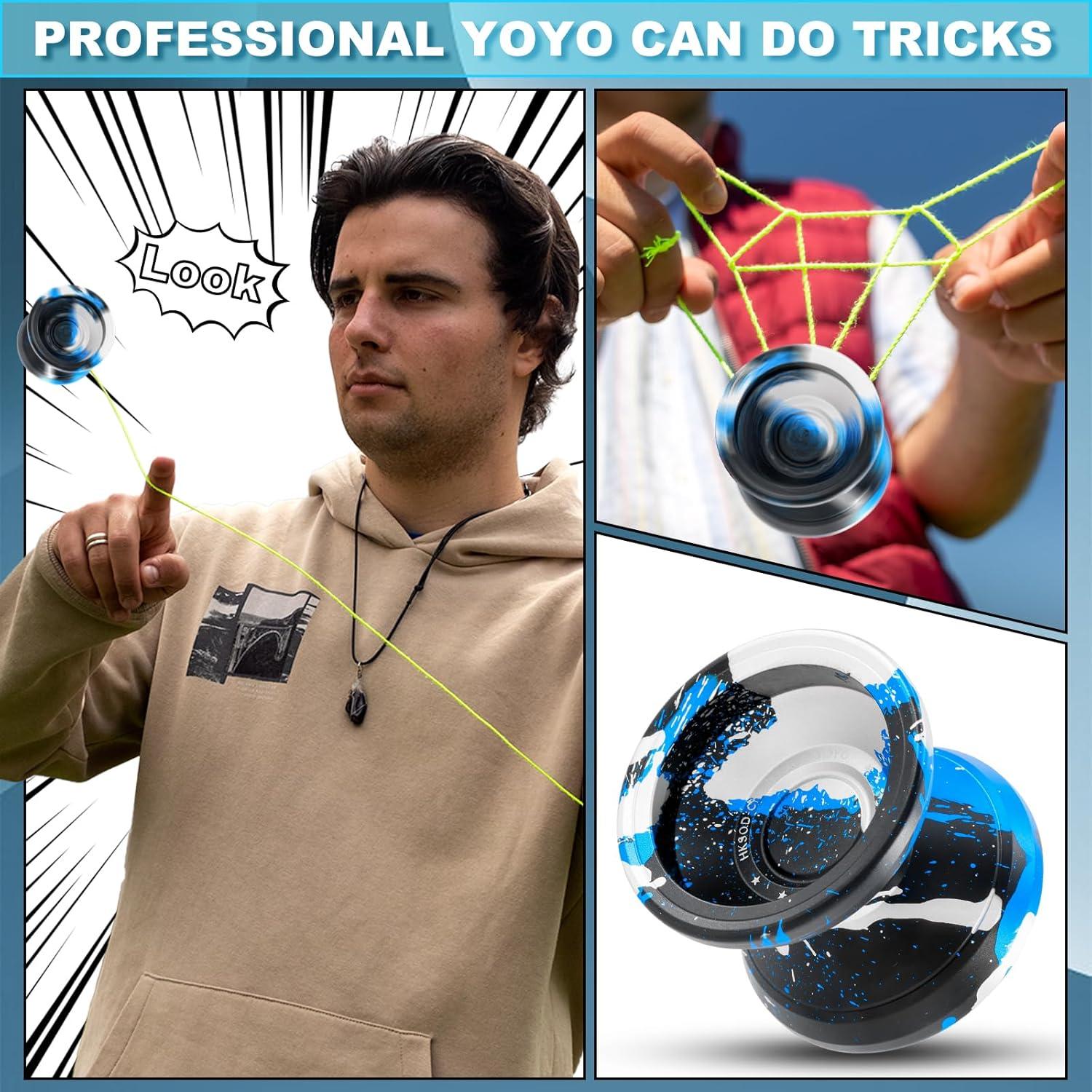 Yoyo Profesional HKSOD Challenger I Metal Negro Azul