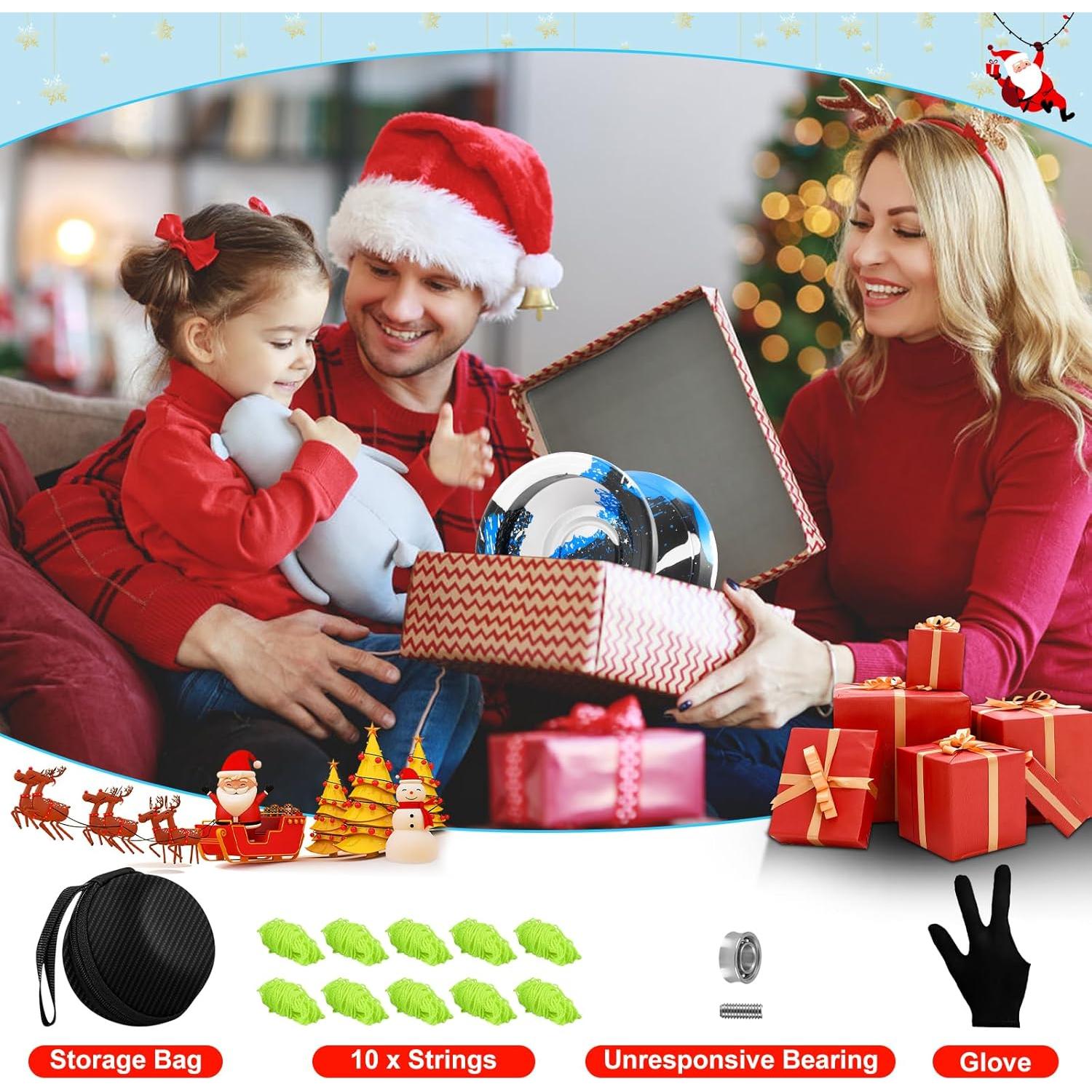 Yoyo Profesional HKSOD Challenger I Metal Negro Azul