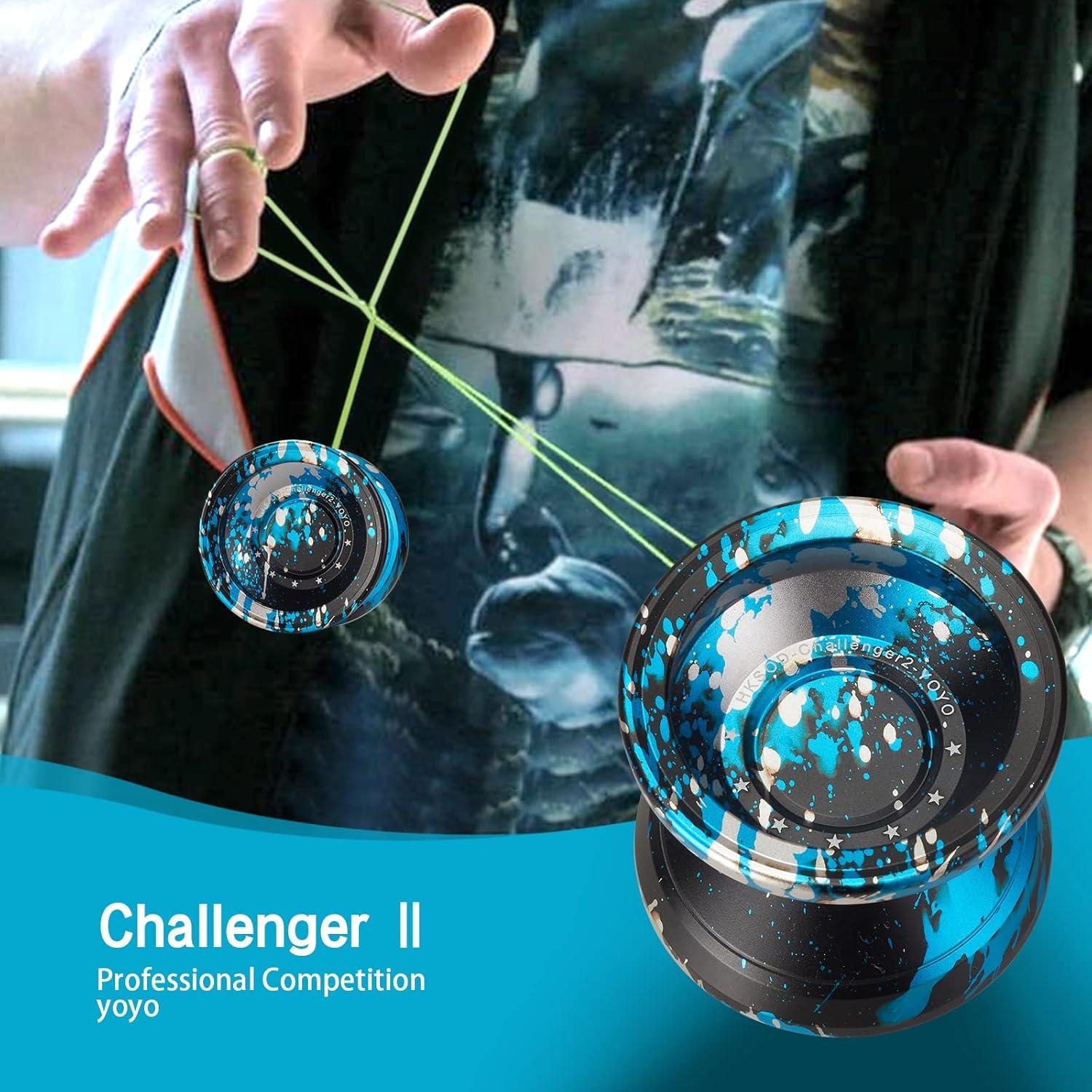 Yoyo Profesional HKSOD Challenger I Metal Negro Azul