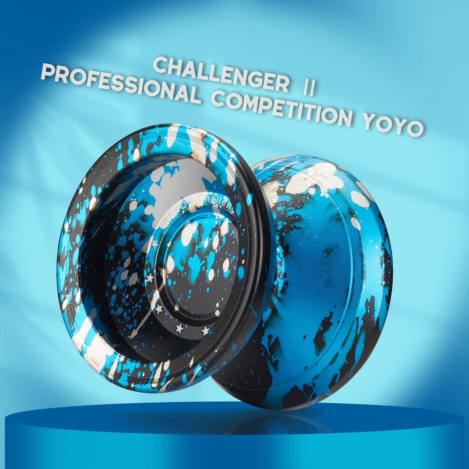 Yoyo Profesional HKSOD Challenger I Metal Negro Azul