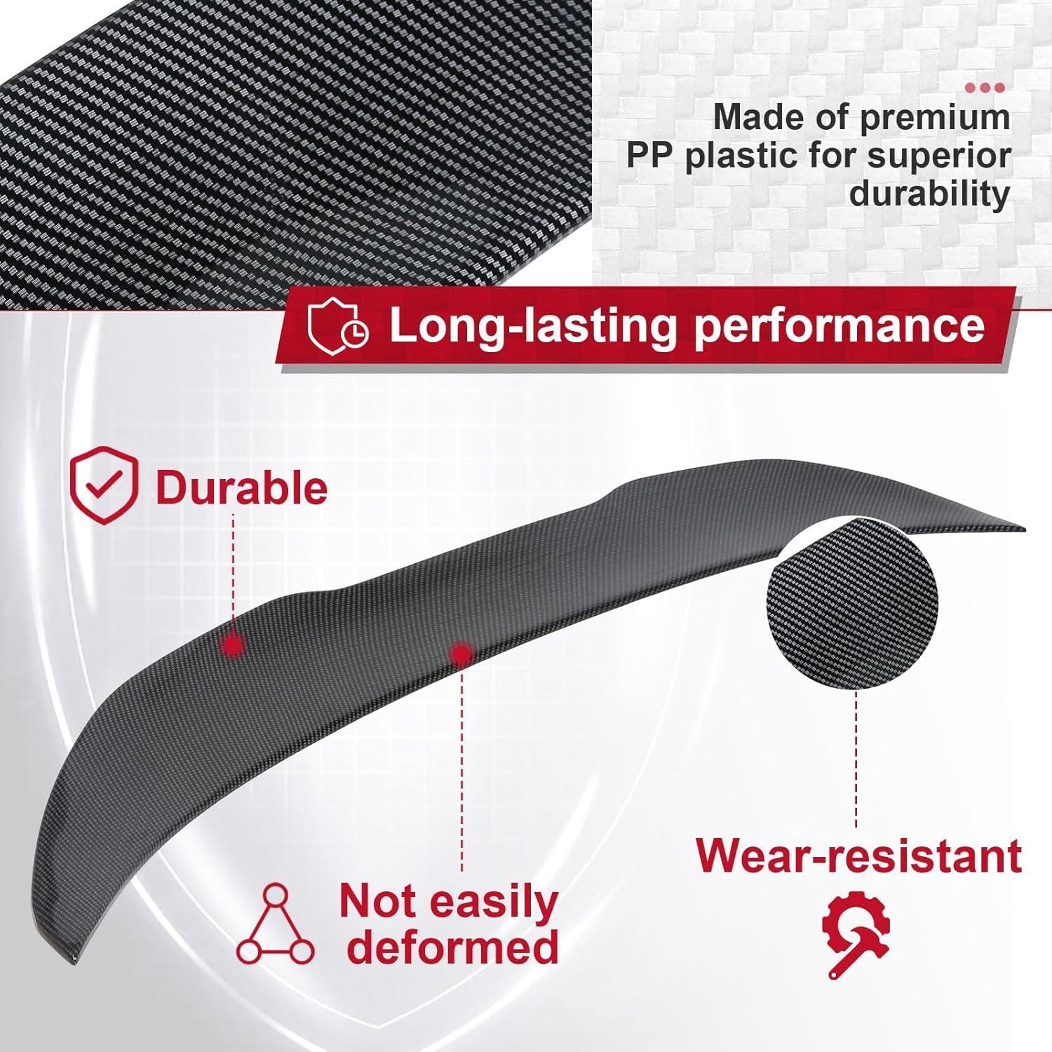 Alerón Trasero Fibra de Carbono ECOTRIC para BMW F80 M3/F30