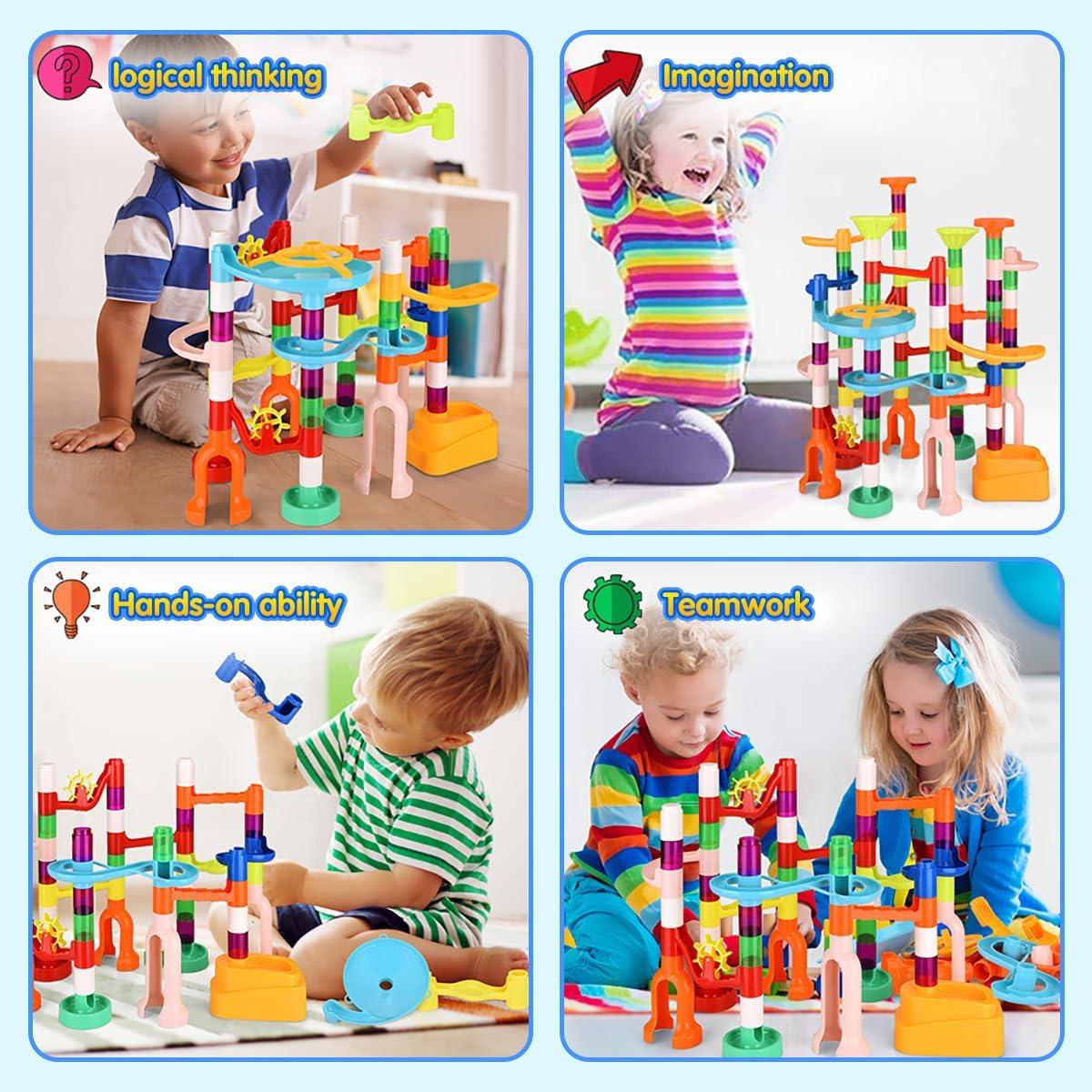 Juego de Canicas MaxTronic 135 PCS Pistas Educativas