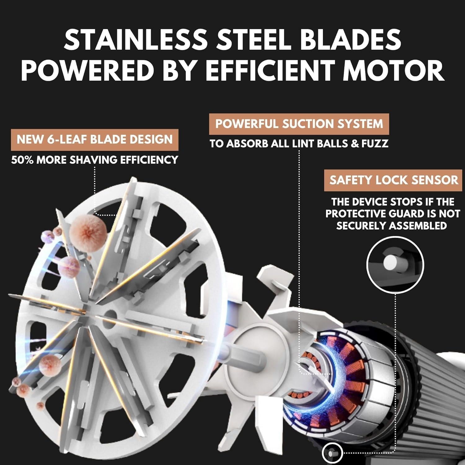 Afeitadora de tela WiredLux FS-9955A 3 velocidades USB