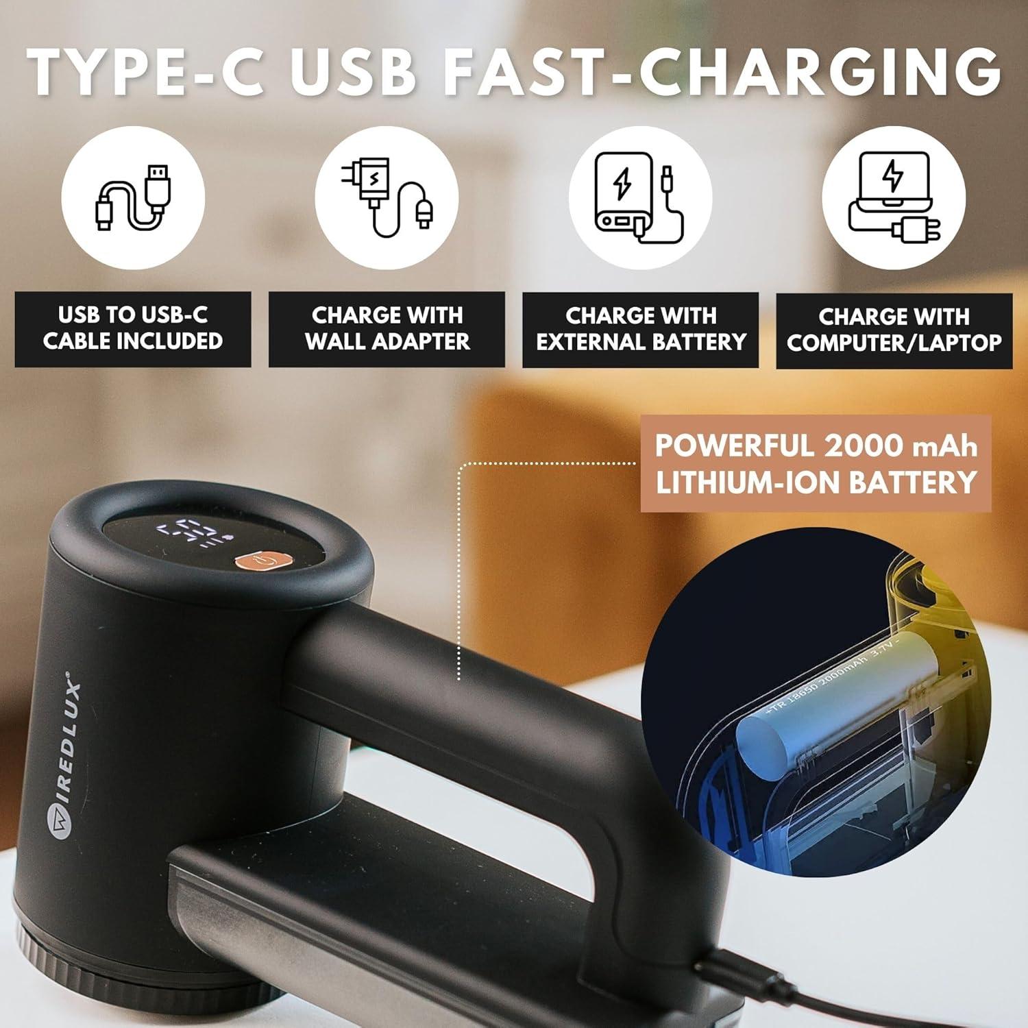 Afeitadora de tela WiredLux FS-9955A 3 velocidades USB