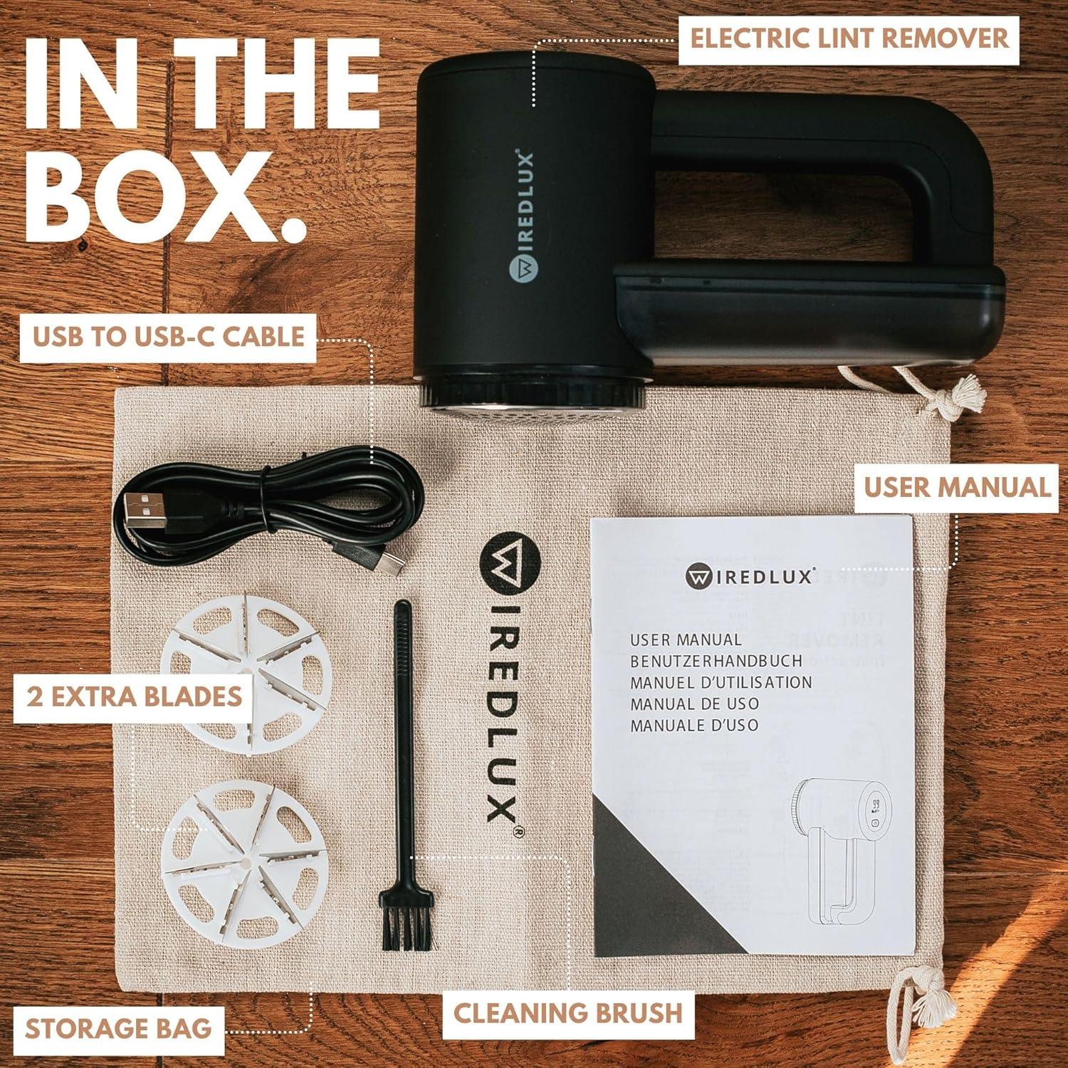 Afeitadora de tela WiredLux FS-9955A 3 velocidades USB