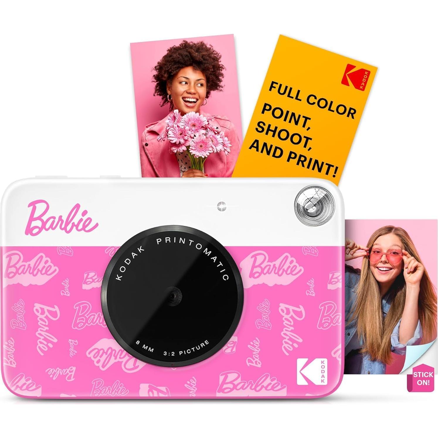Cámara Digital Instantánea Barbie x Kodak Printomatic 5MP