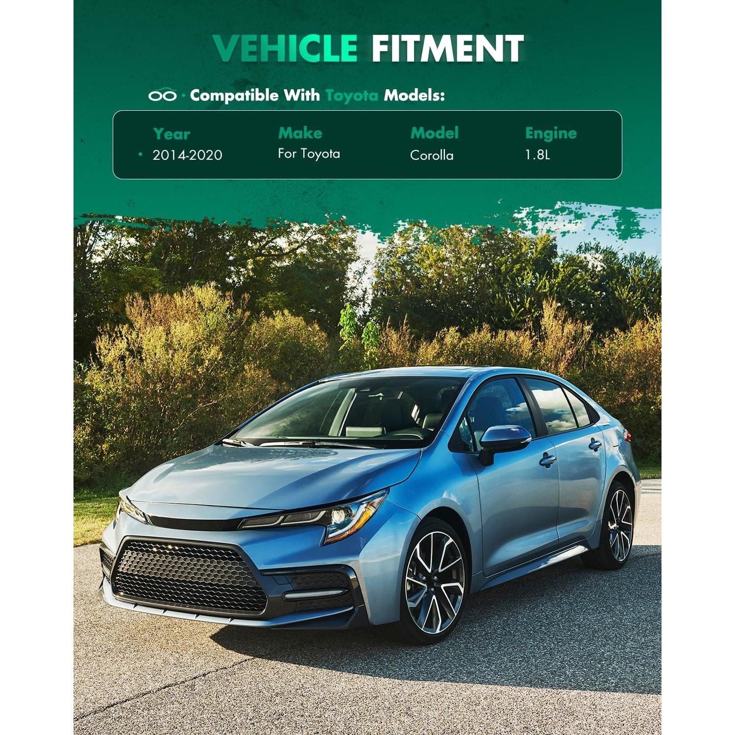 Alerón Trasero SCITOO Negro Mate para Toyota Corolla 2014-2020