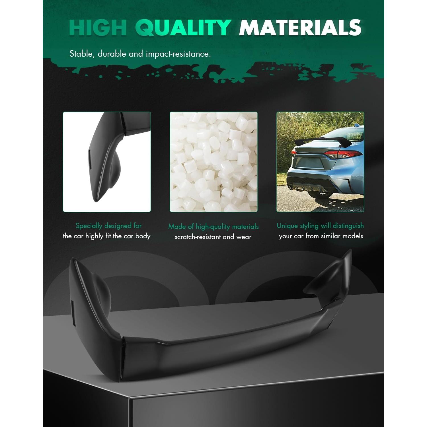 Alerón Trasero SCITOO Negro Mate para Toyota Corolla 2014-2020