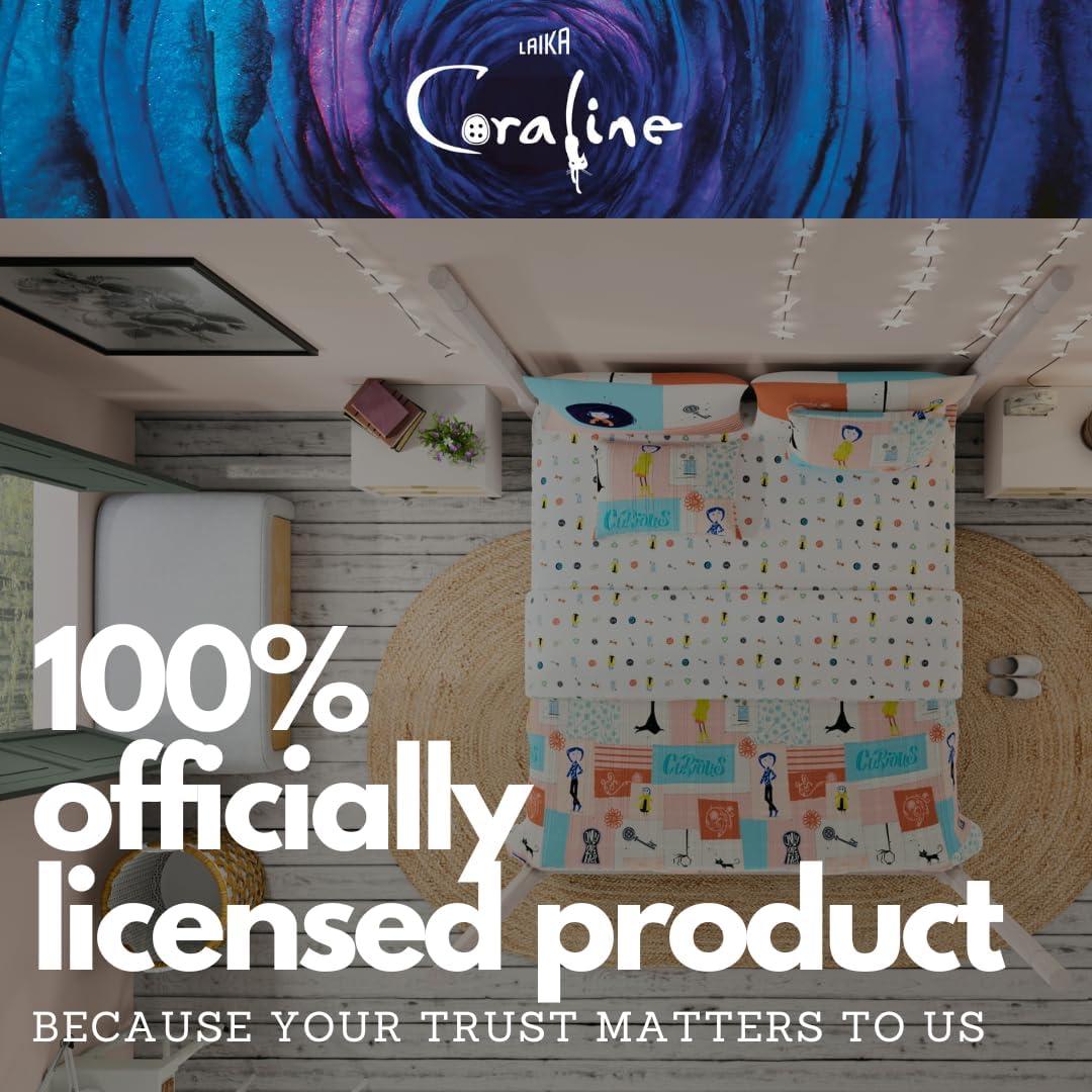 Juego de Cama Coraline Franco 7 Piezas Microfibra