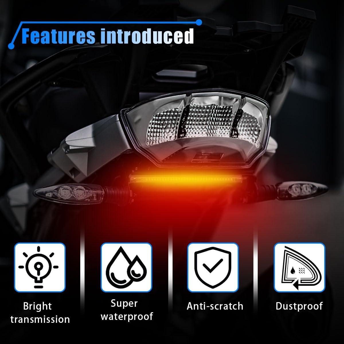 Barra de Luz LED Flexible KITUREK 48LED Impermeable Rojo