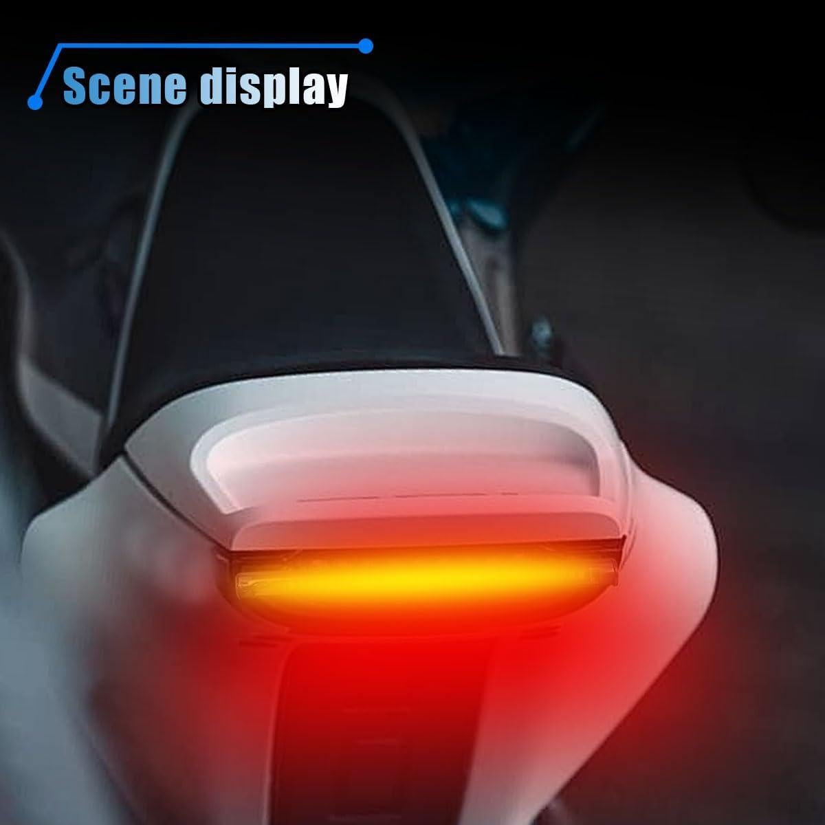 Barra de Luz LED Flexible KITUREK 48LED Impermeable Rojo