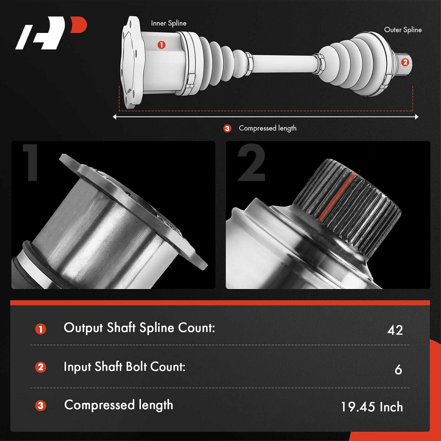 Eje CV A-Premium Compatible Audi A6 A7 A8 Q5 S6 S7 S8
