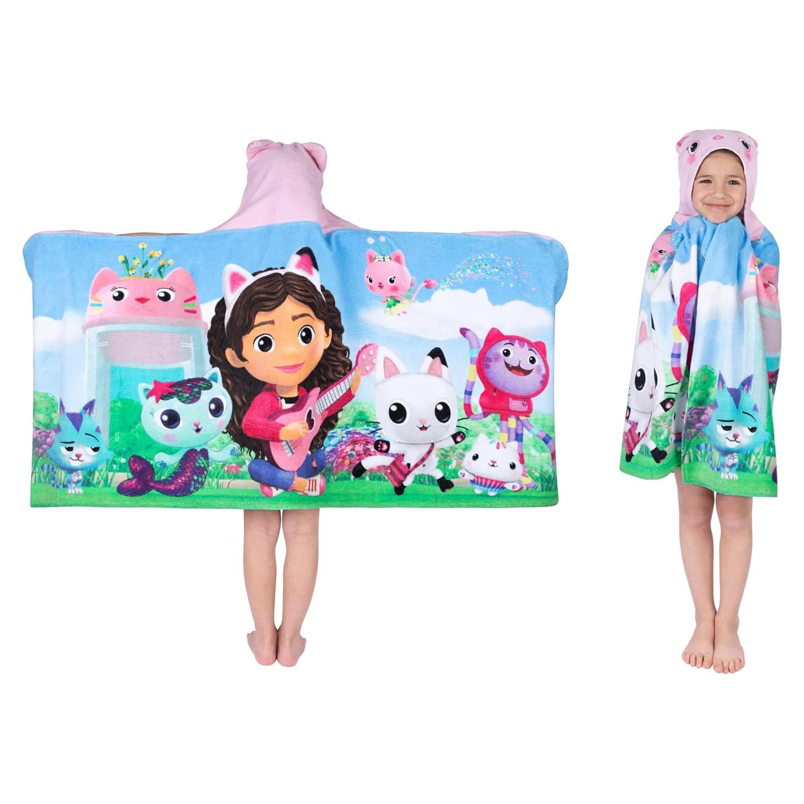 Toalla con Capucha Gabby's Dollhouse Franco 61x127 cm Algodón