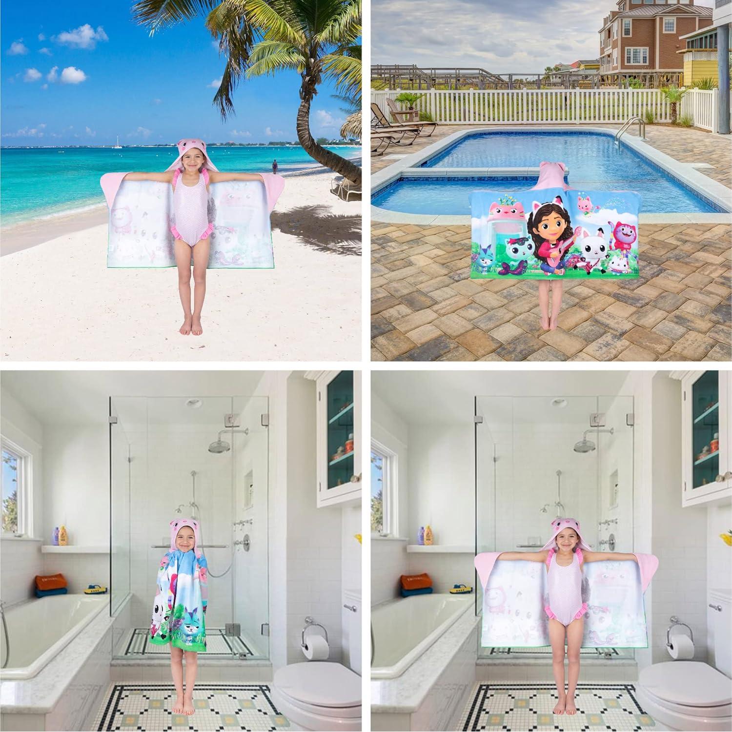 Toalla con Capucha Gabby's Dollhouse Franco 61x127 cm Algodón