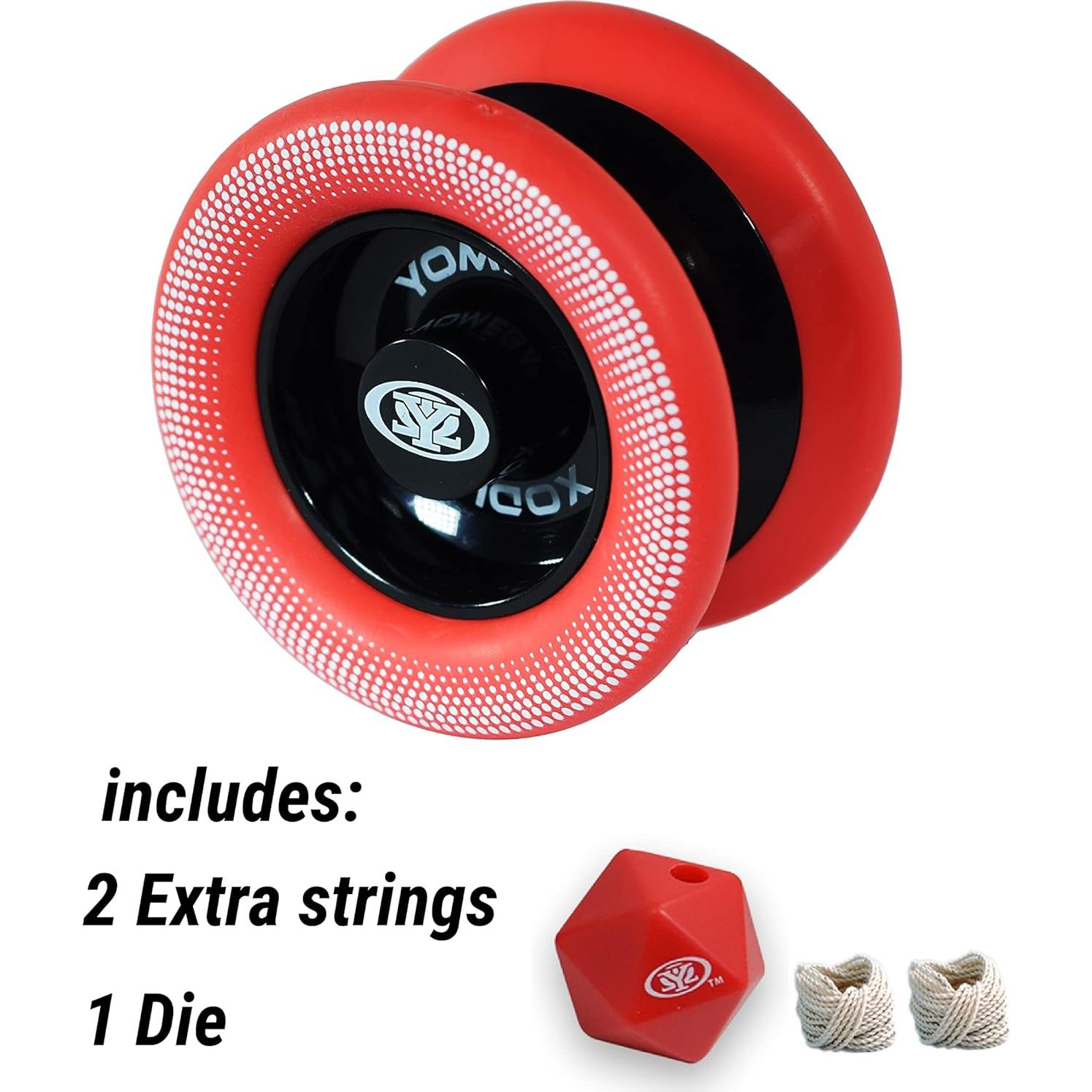 Yoyo Yomega Xodus II - Profesional Negro Rojo - 76-86g